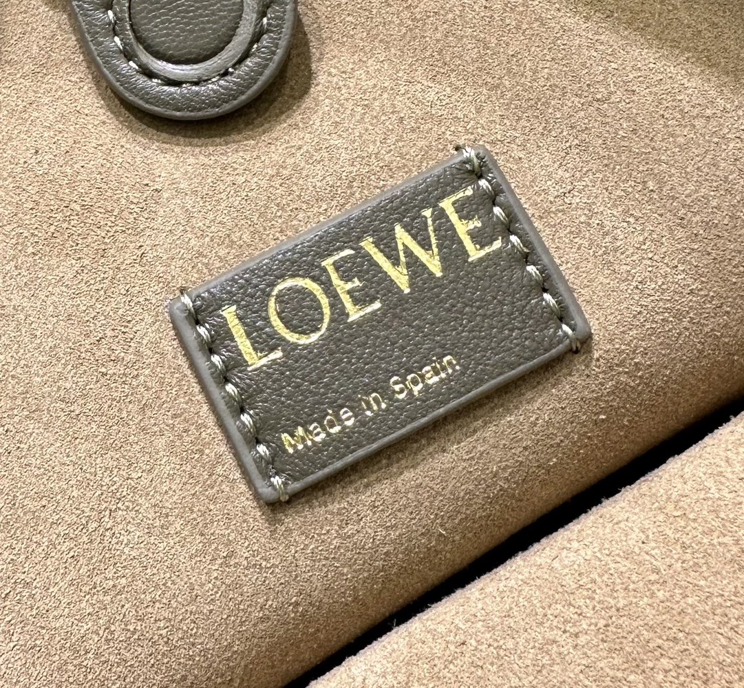 LOEWE Flamenco Purse Small Napa Leather Bag with Donut Chain - Olive 9 i1720528791 5805 2