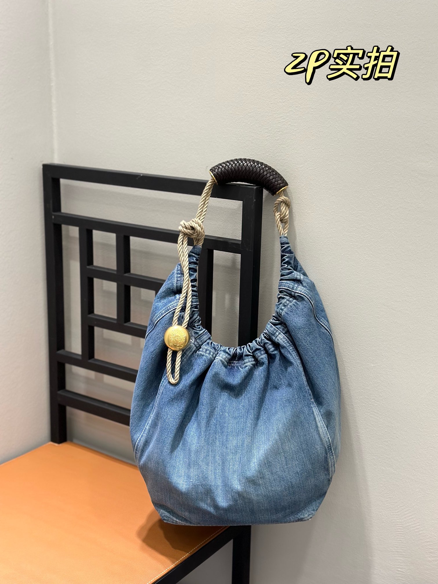 Denim Hobo Bag, Lightweight Large Capacity Shoulder Bag for Women 3 i1721829140 2971 8