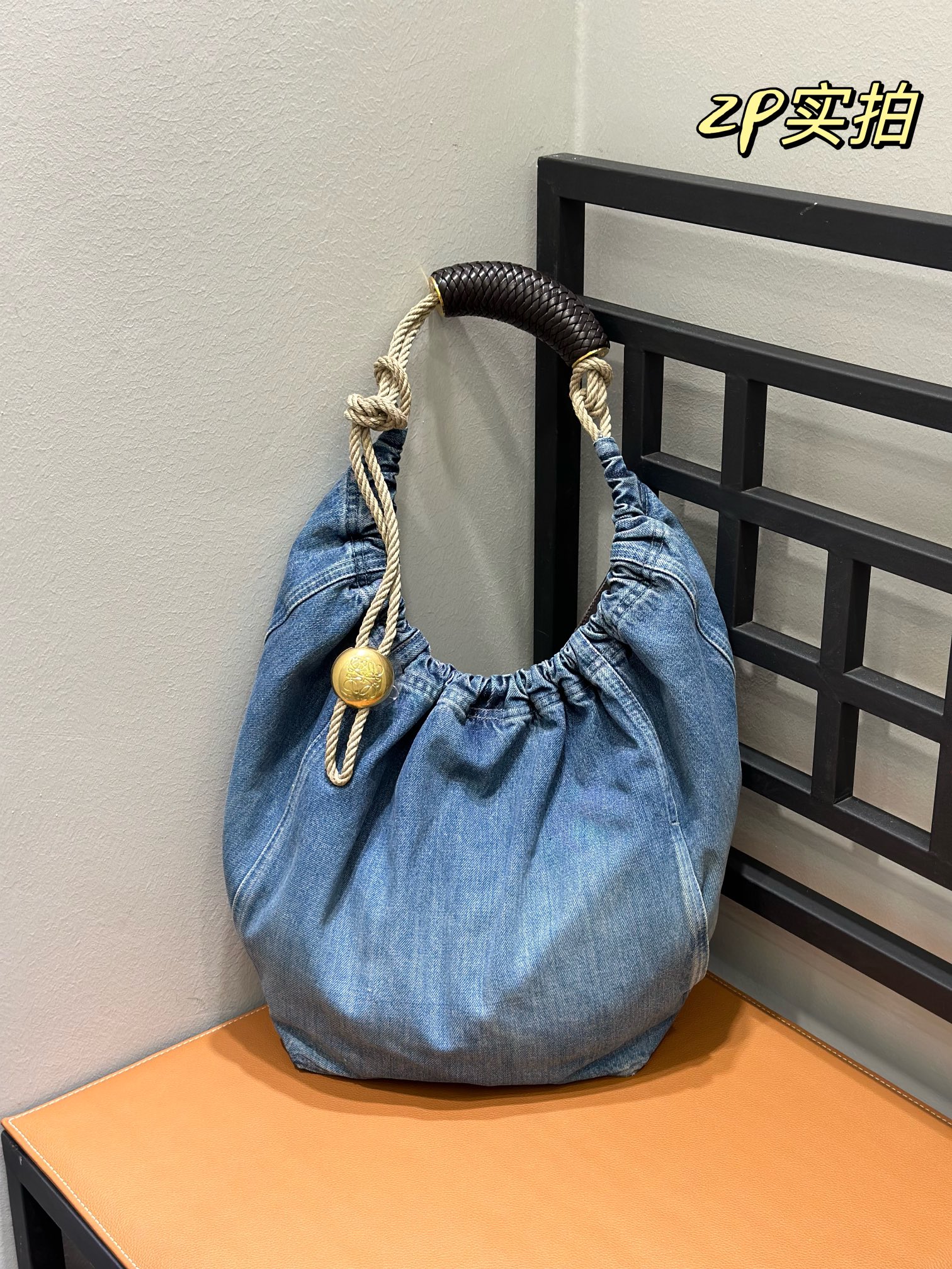 Denim Hobo Bag, Lightweight Large Capacity Shoulder Bag for Women 4 i1721829142 2285 0