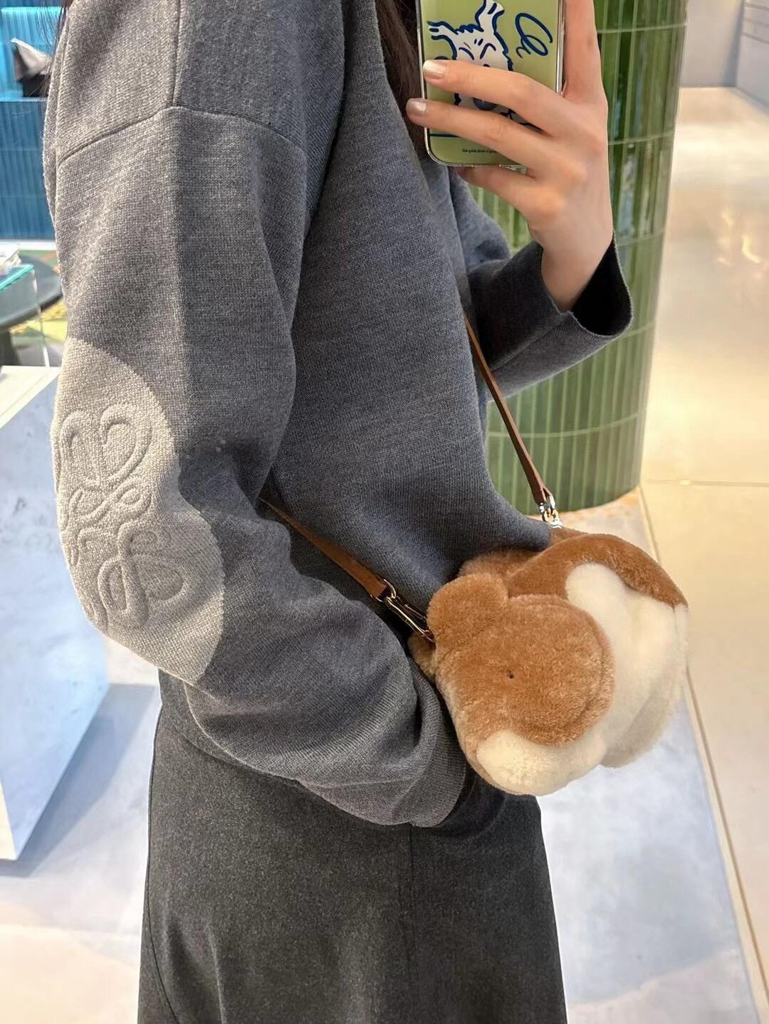 Sunafujita Cute Hamster Plush Shoulder Bag, Crossbody Animal Purse 7 i1734065570 5027 0