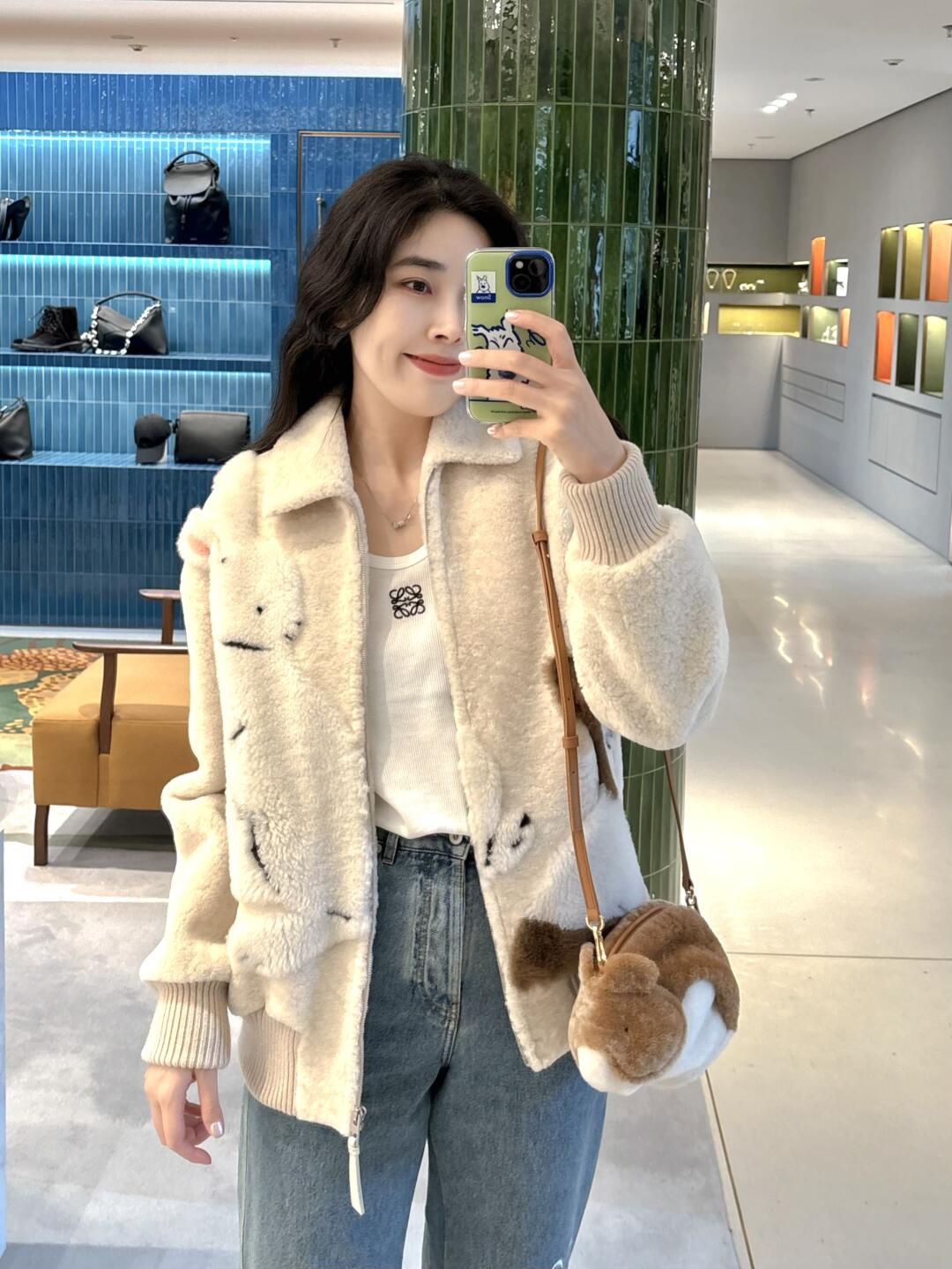 Sunafujita Cute Hamster Plush Shoulder Bag, Crossbody Animal Purse 4 i1734065570 9463 0