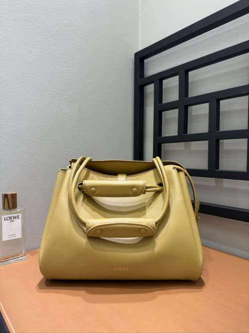 Loewe Madrid Brown Leather Handbag, 29/11/23cm - The Perfect Everyday Bag 1 Loewe Madrid Brown Leather Handbag, 29/11/23cm - The Perfect Everyday Bag