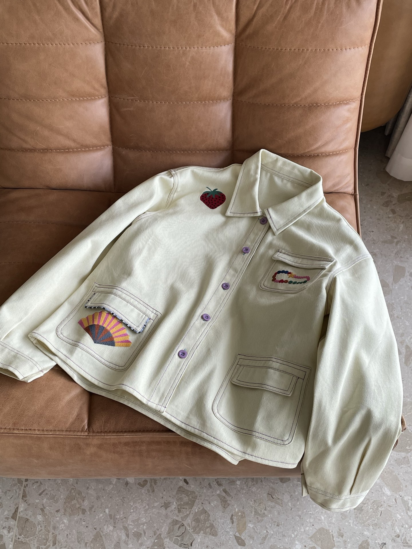 Lollys Laundry Embroidered Utility Jacket