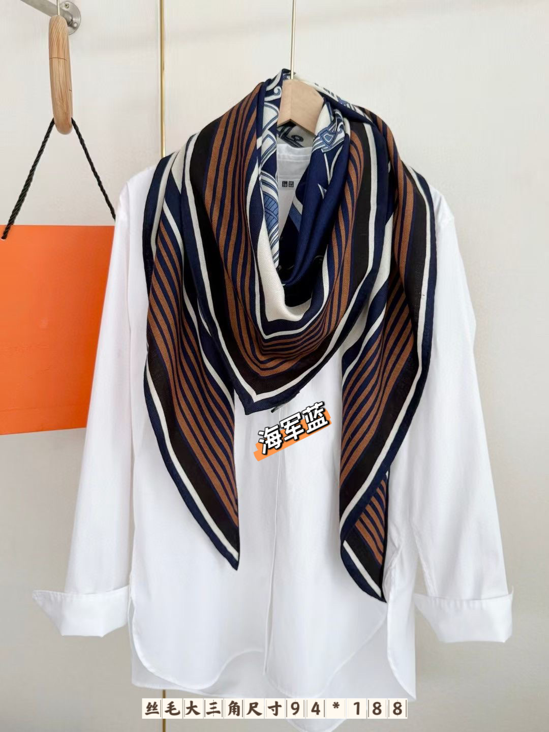 💰丝毛大三角双面！无标色彩明丽，格调高雅而随性，捕捉一瞬间的灵感融入作品之中，将美的含义发挥到极致。70