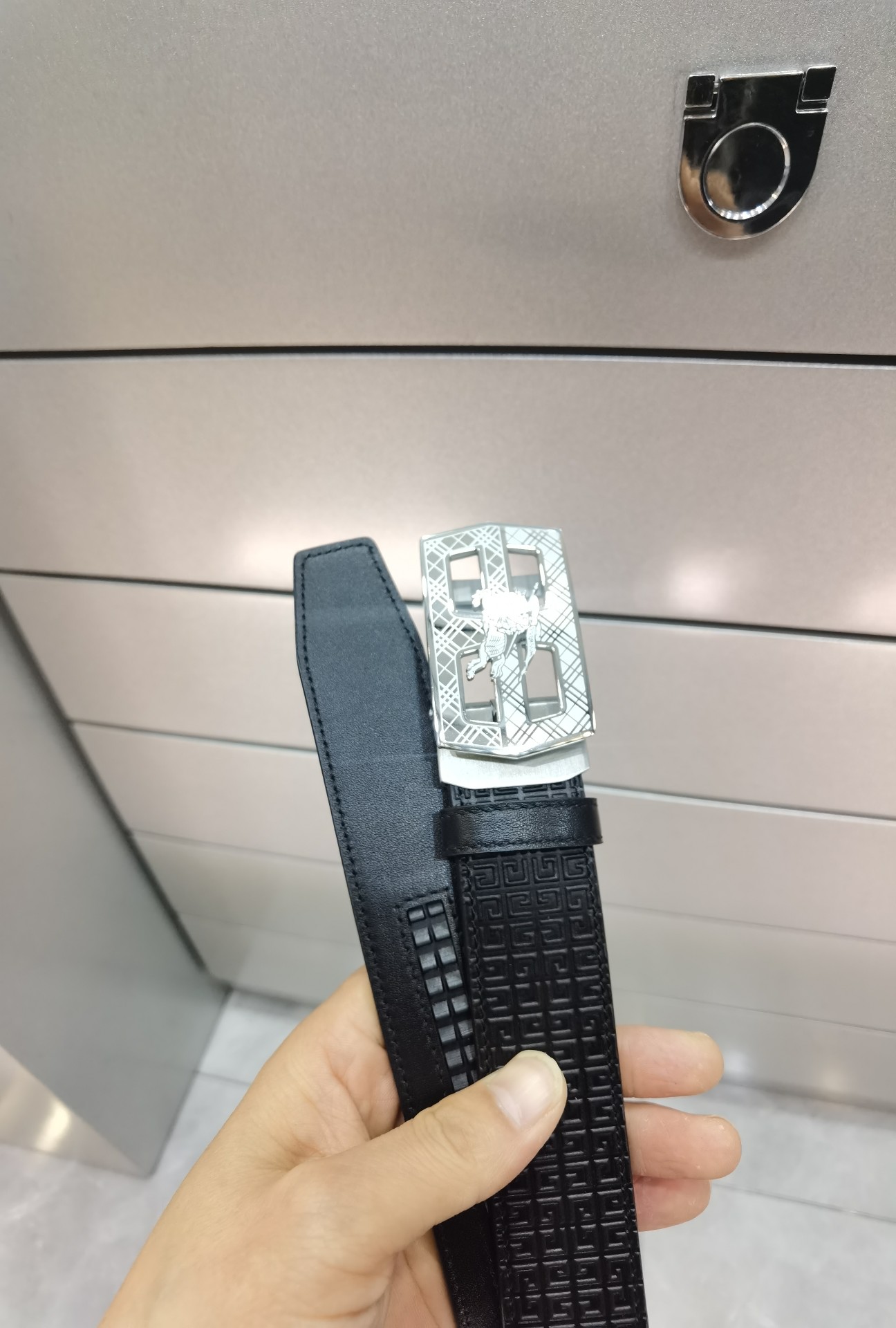 巴宝莉自动扣㊙️原单高端品质🎗专柜官网同步💎宽度3.5精美扣头💯意大利进口头层小牛皮原版花纹✨纹理消晰真实感超强🌈打造全