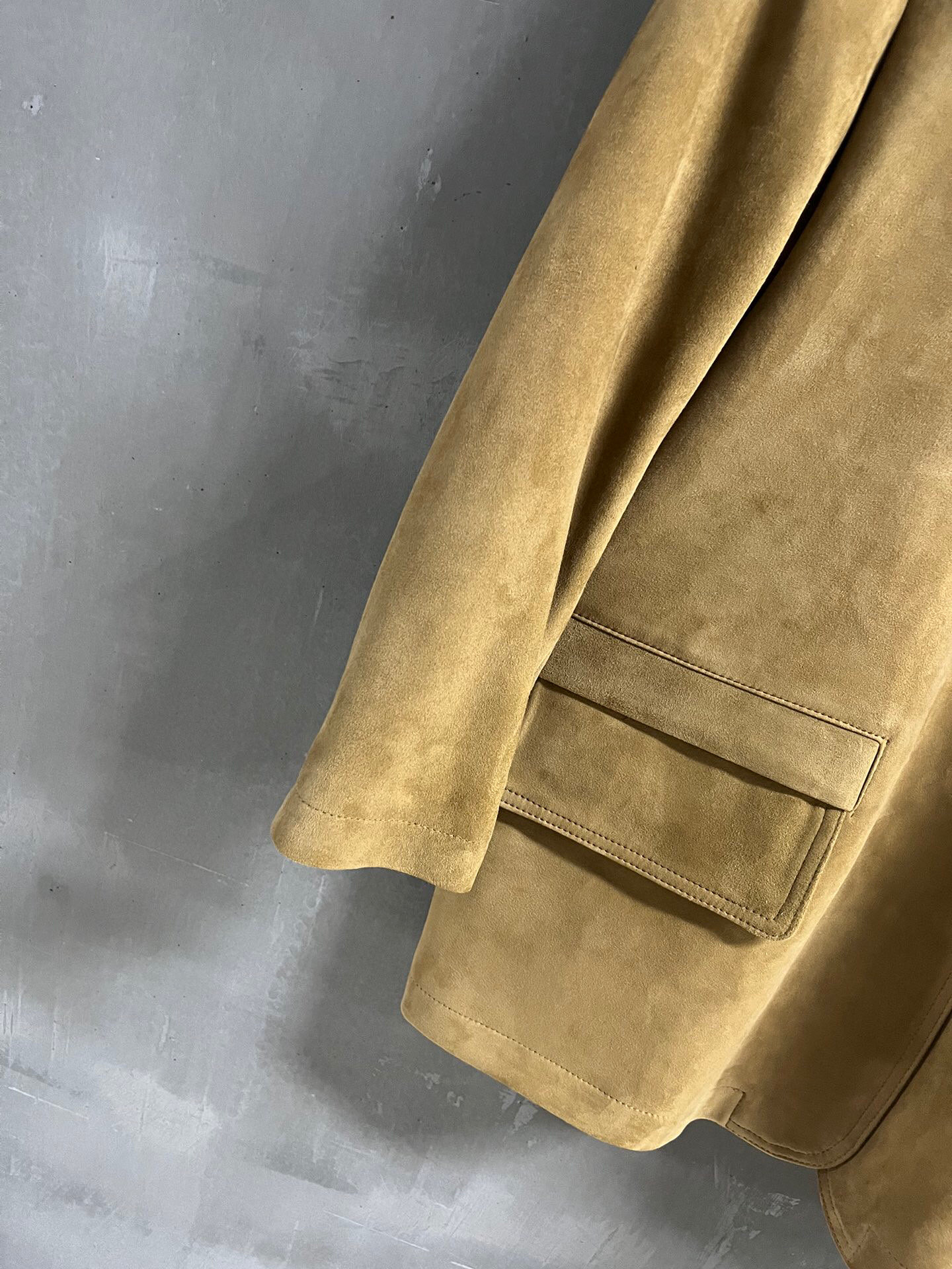 2025 Spring Suit: Original, Stylish Leather Face with Turkish Wool Mix. - 图片 2