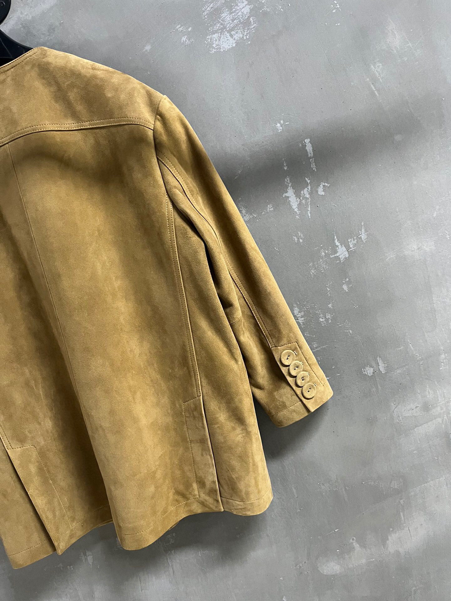 2025 Spring Suit: Original, Stylish Leather Face with Turkish Wool Mix. - 图片 7