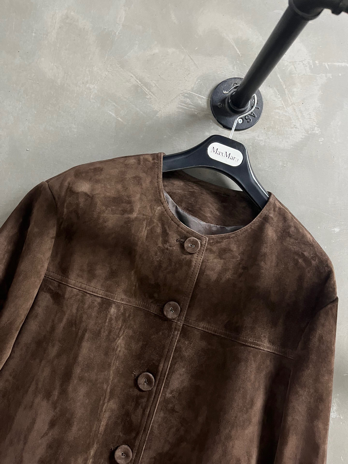 Stylish 2025 Spring Suit: P3174 with Leather Face and Turkish Wool Blend. - 图片 6
