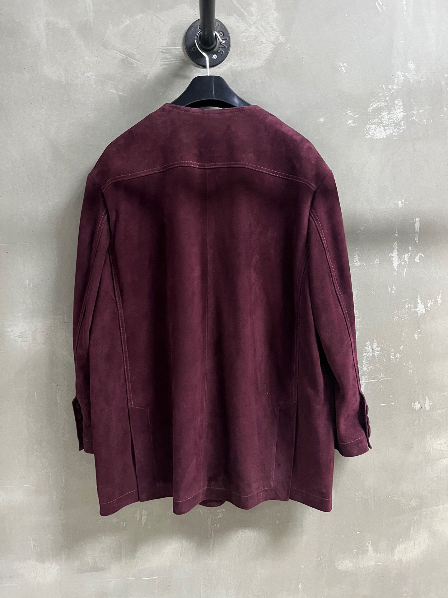 Stylish 2025 Spring Suit with Turkish Wool and Leather Face, S-L Sizes. - 图片 9