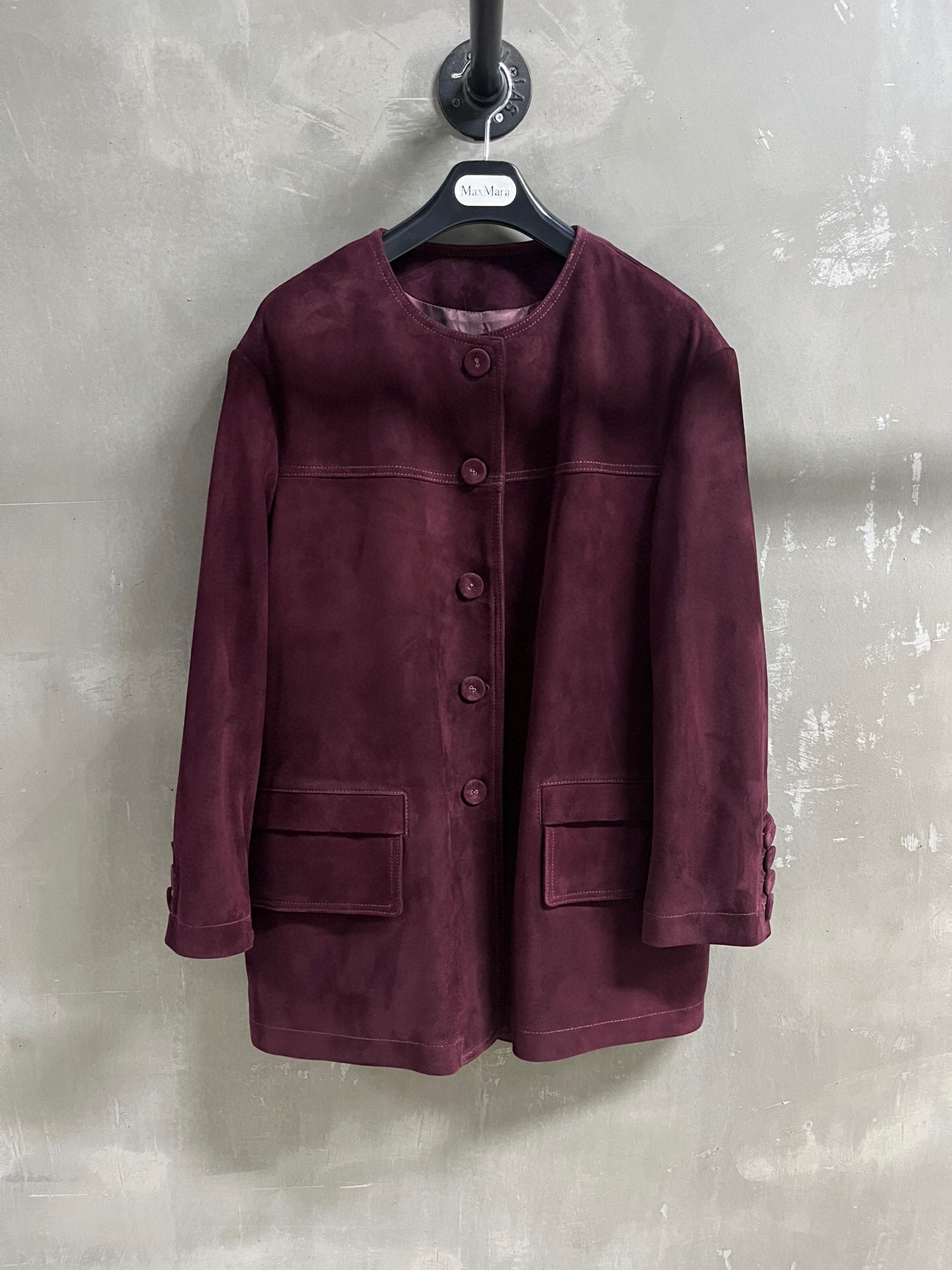 Stylish 2025 Spring Suit with Turkish Wool and Leather Face, S-L Sizes.