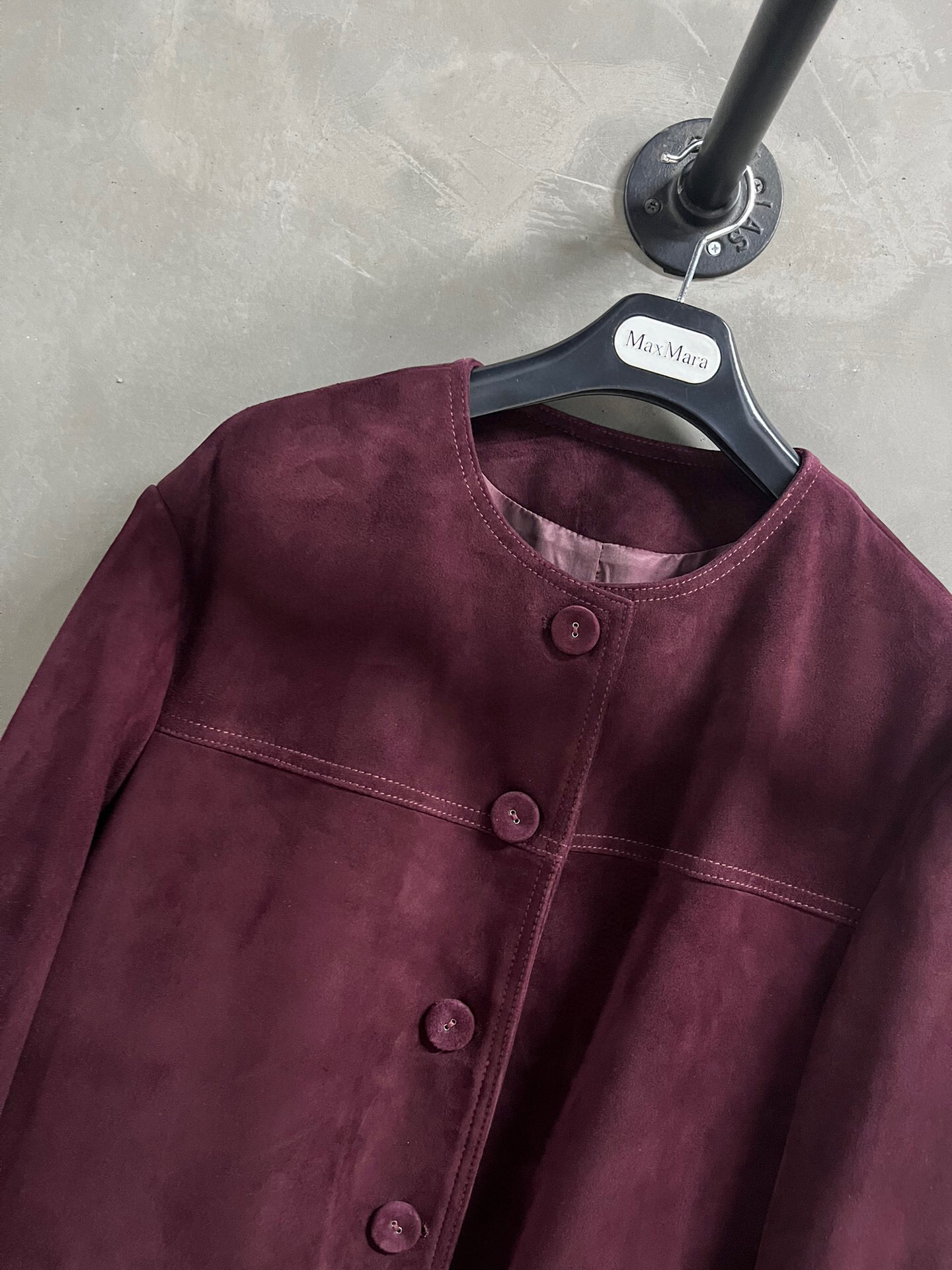 Stylish 2025 Spring Suit with Turkish Wool and Leather Face, S-L Sizes. - 图片 4