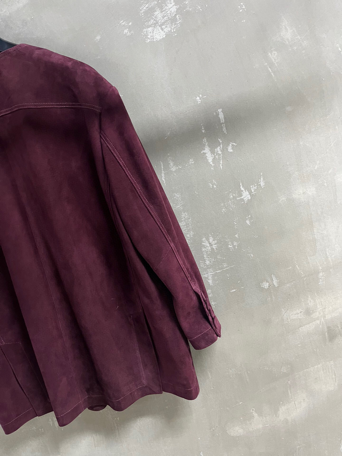 Stylish 2025 Spring Suit with Turkish Wool and Leather Face, S-L Sizes. - 图片 8