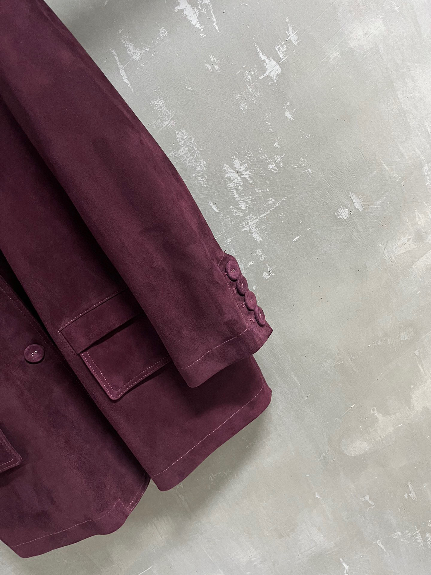 Stylish 2025 Spring Suit with Turkish Wool and Leather Face, S-L Sizes. - 图片 2