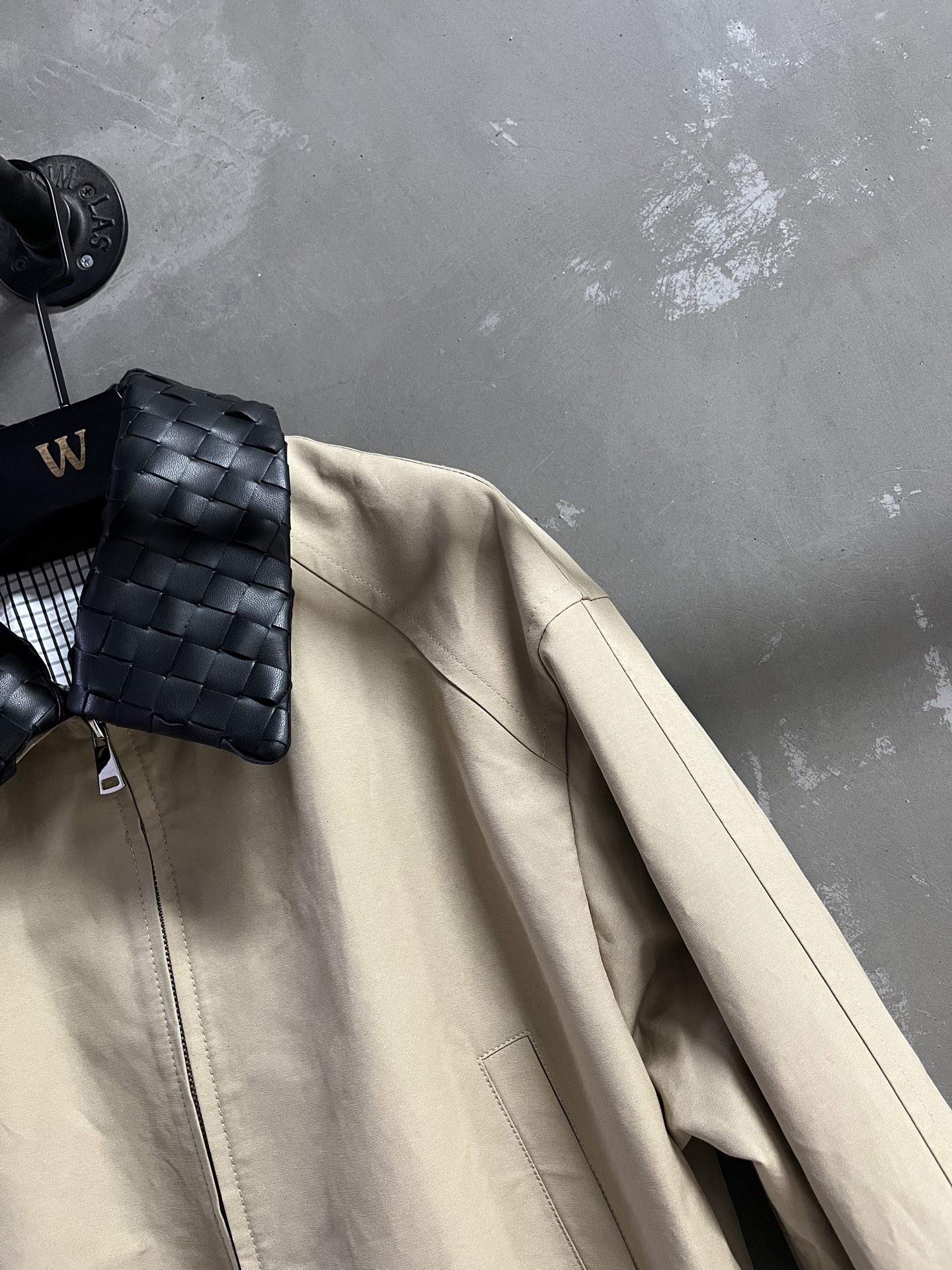 Bottega Veneta Inspired Woven Collar Jacket - Stylish Outerwear 4 i1742643131347 889 0 2