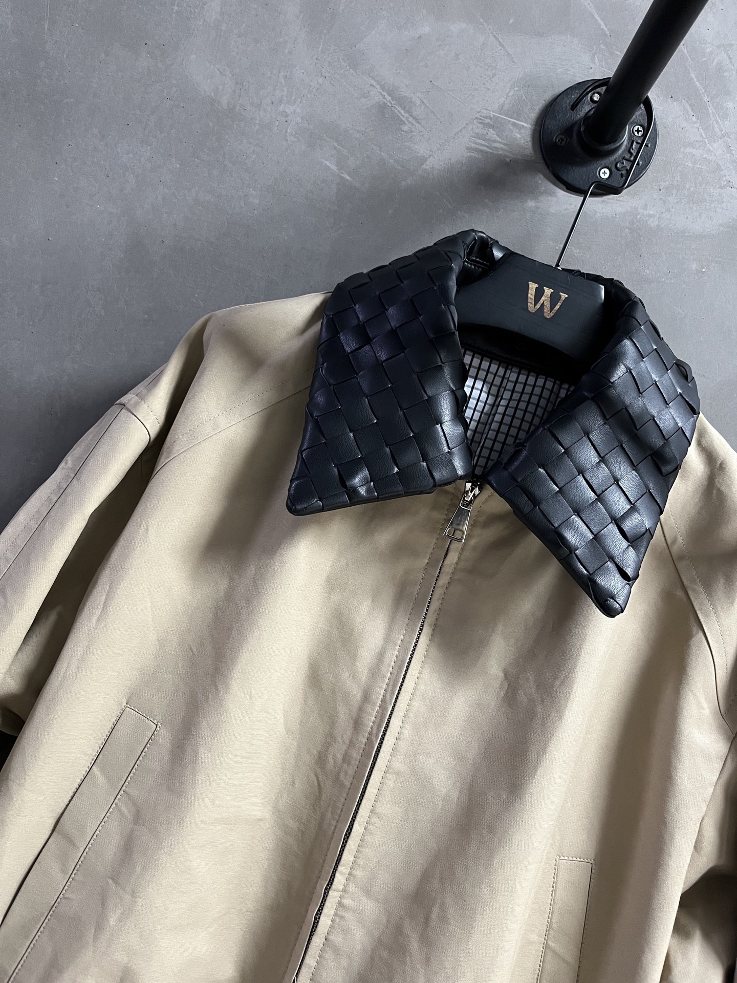 Bottega Veneta Inspired Woven Collar Jacket - Stylish Outerwear 6 i1742643131508 963 0 4