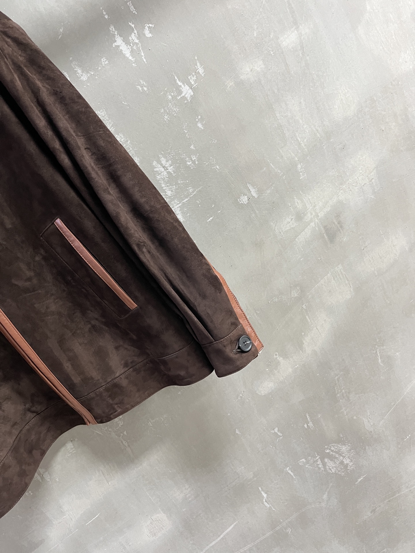 Miu Miu Inspired Leather Jacket - Chic Color Block Design, Autumn 2025 Collection 6 i1752581026159 8440 0 3