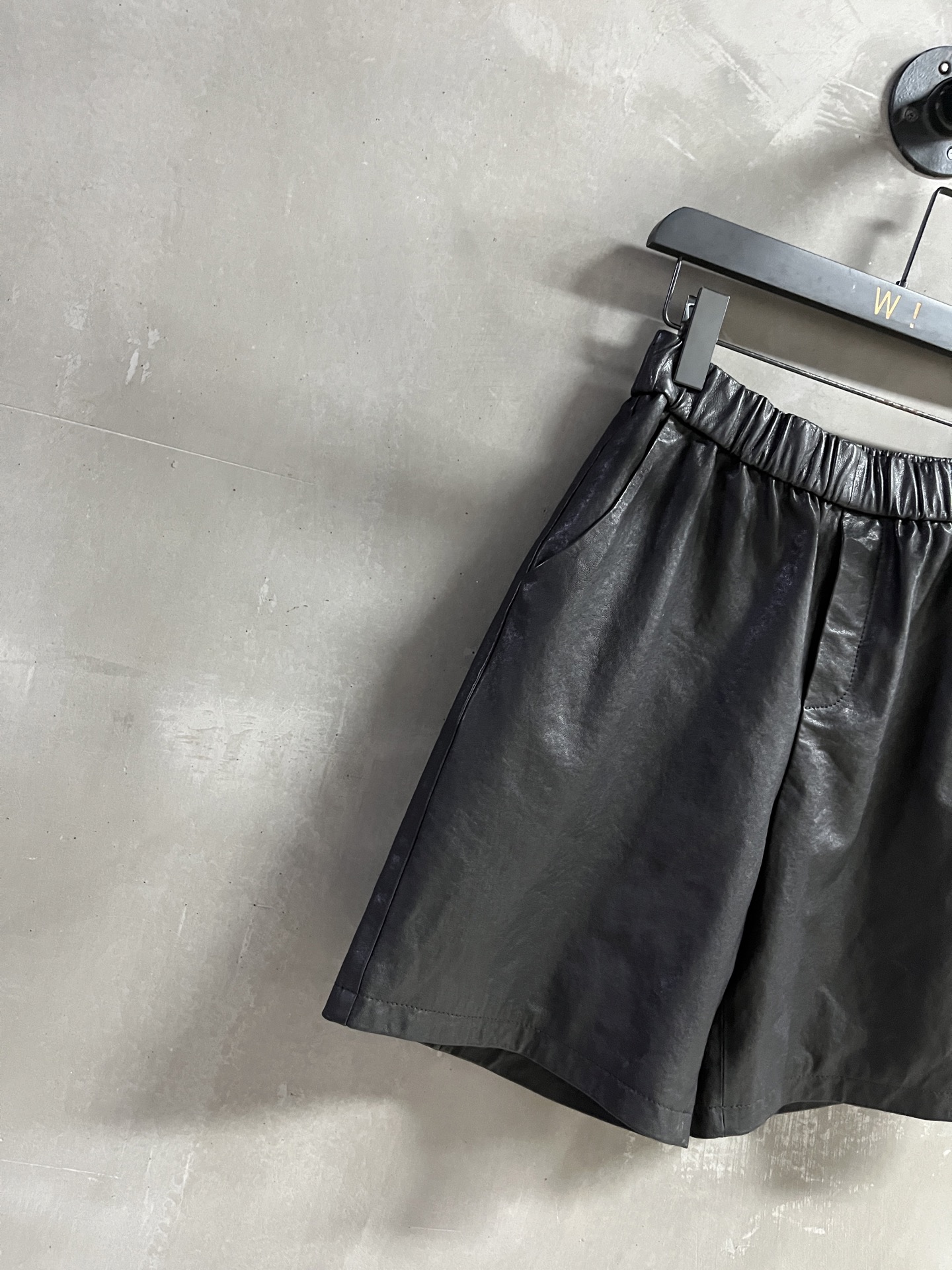 Elegant Turkish Lambskin Leather Shorts - Chic Black Design 4 i1753545432065 2156 0 1