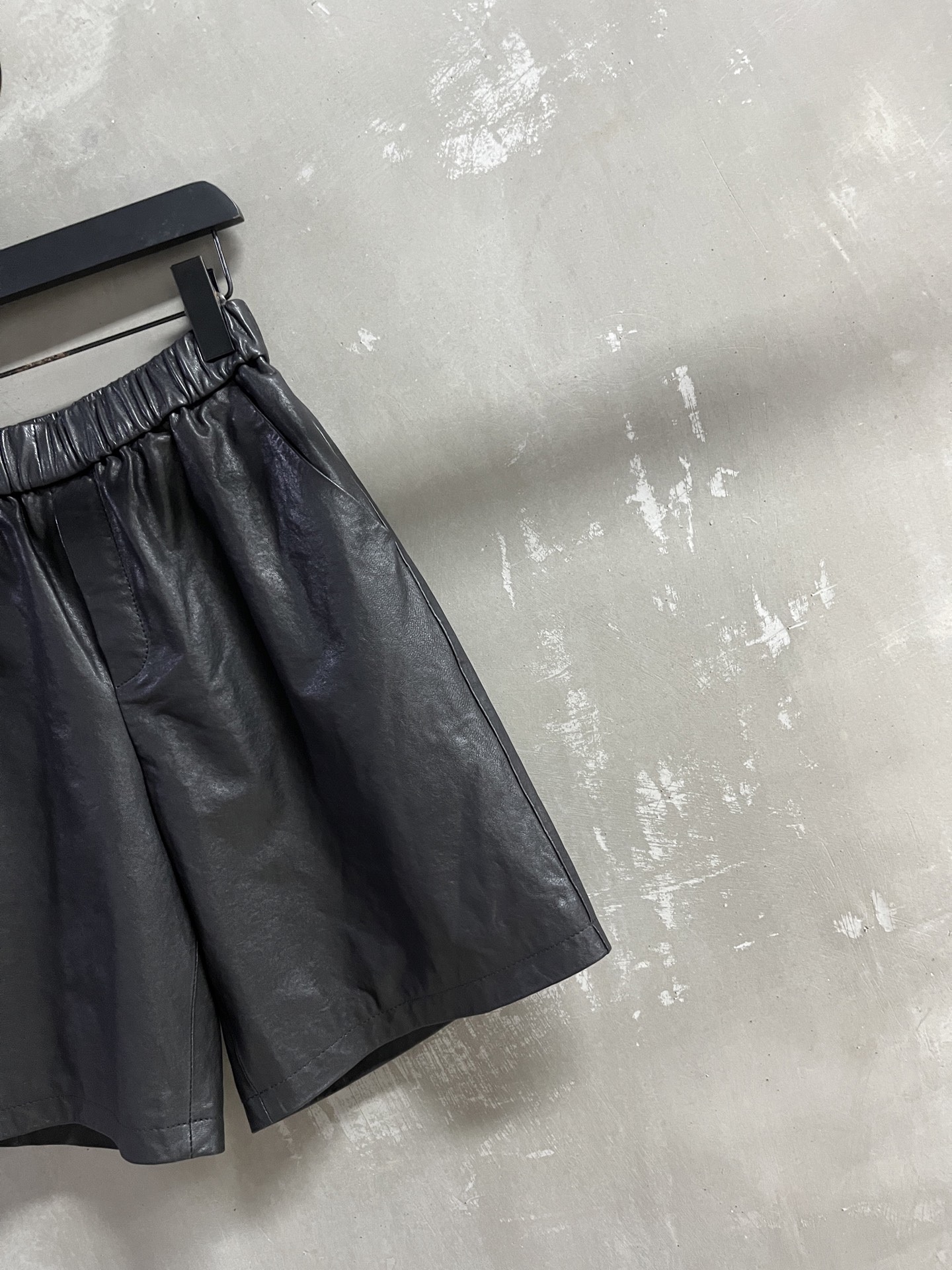 Elegant Turkish Lambskin Leather Shorts - Chic Black Design 5 i1753545432236 1337 0 2