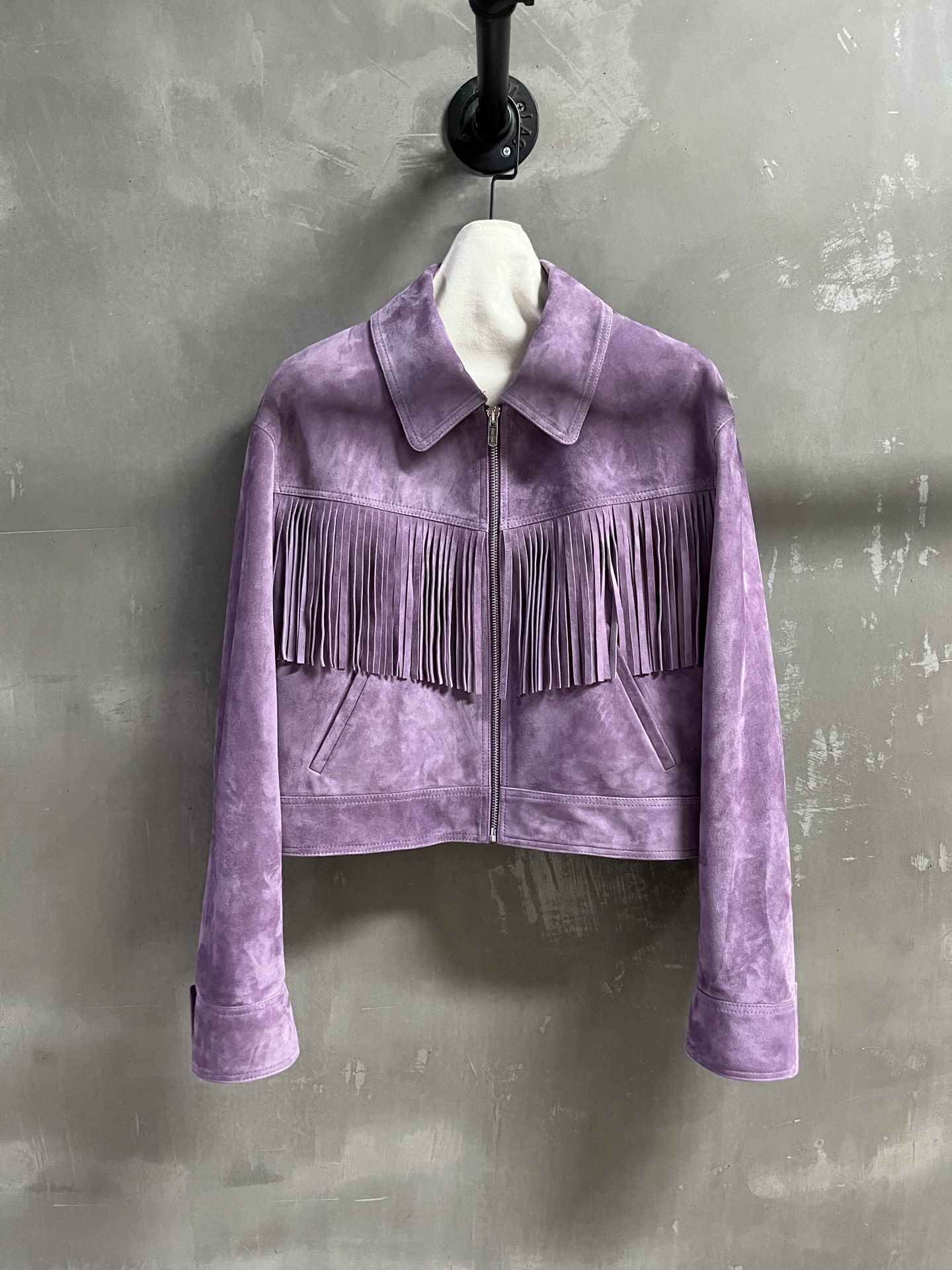 Miu Miu Inspired Lambskin Leather Jacket with Fringe Design - Slim Fit 3 i1755184697671 8343 0 0