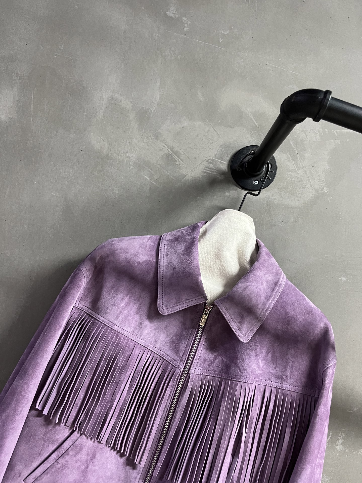 Miu Miu Inspired Lambskin Leather Jacket with Fringe Design - Slim Fit 6 i1755184697754 3637 0 3
