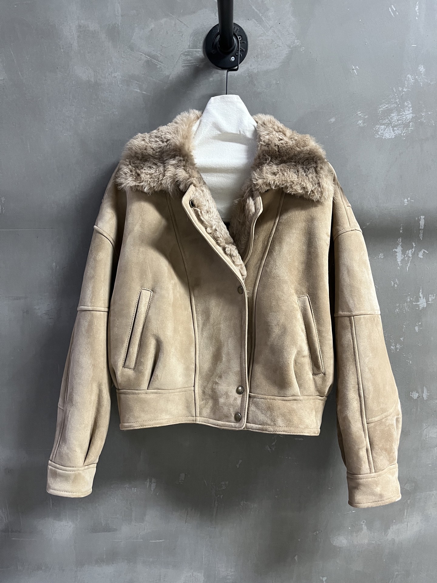 Saint Laurent Shearling Jas - Stijlvol en Warm voor de Herfst