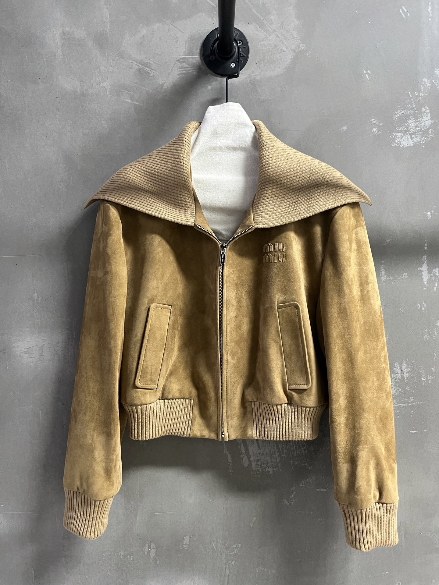 Miu Miu Inspired 2025 Fall Leather Jacket - Sweet & Edgy Retro Style 3 i1757257757976 7576 0 0