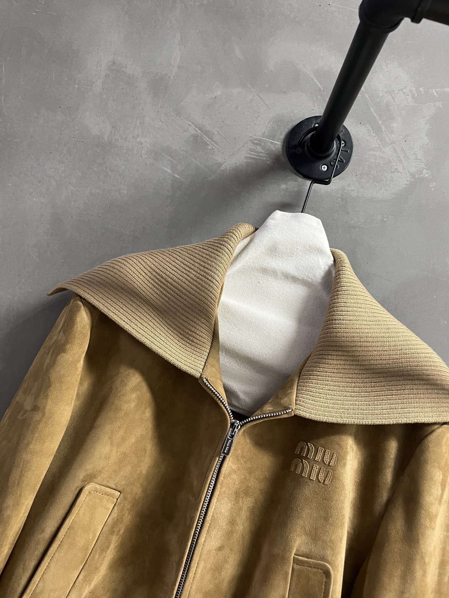 Miu Miu Inspired 2025 Fall Leather Jacket - Sweet & Edgy Retro Style 7 i1757257758065 8632 0 4