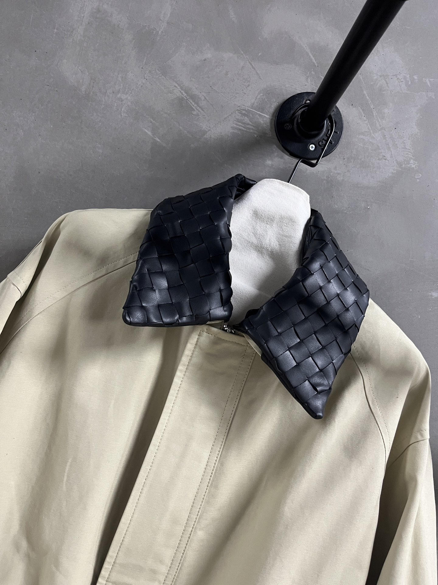 Bottega Veneta Inspired Denim Jacket with Lambskin Braided Detail 5 i1757342312406 8736 0 3