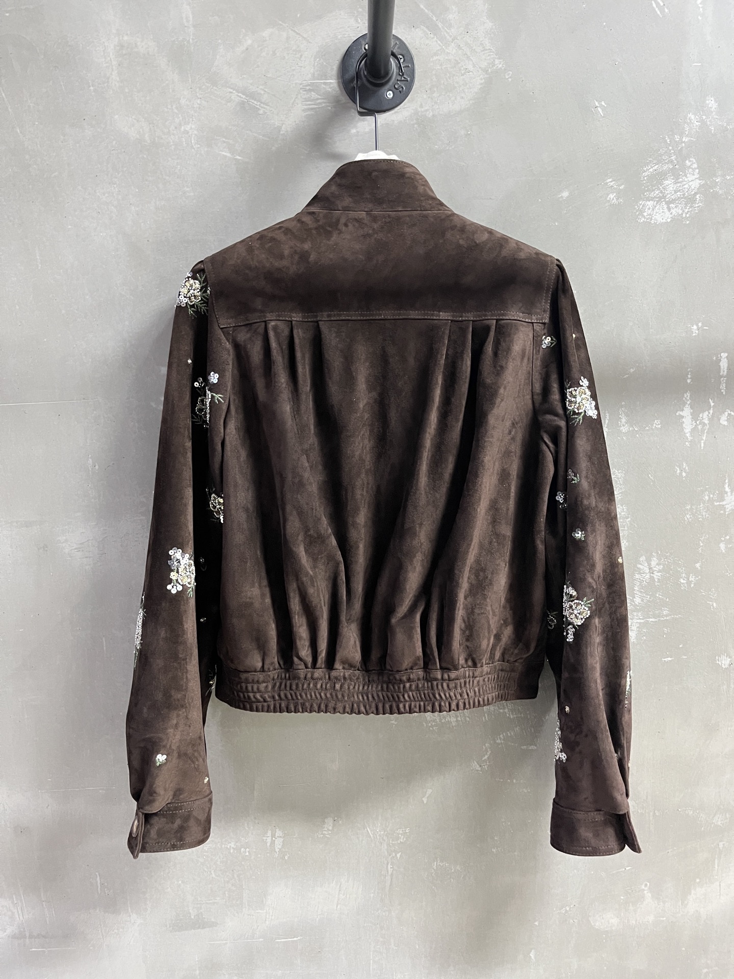 Miu Miu Inspired Embroidered Leather Jacket - Retro Chic Outerwear 10 i1757517898107 6473 0 8