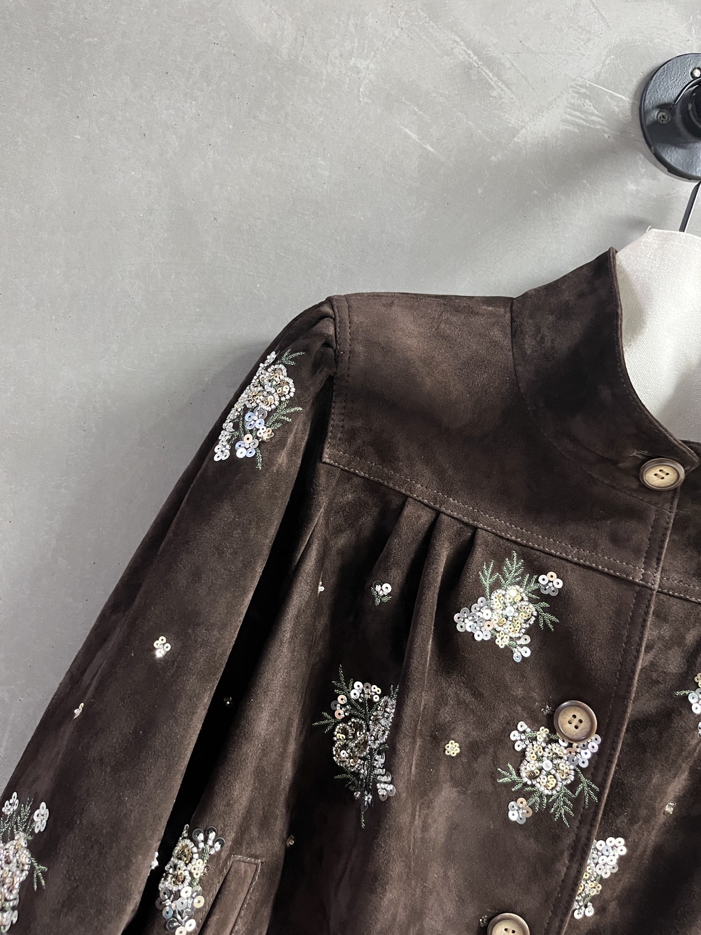 Miu Miu Inspired Embroidered Leather Jacket - Retro Chic Outerwear 6 i1757517898733 4741 0 3