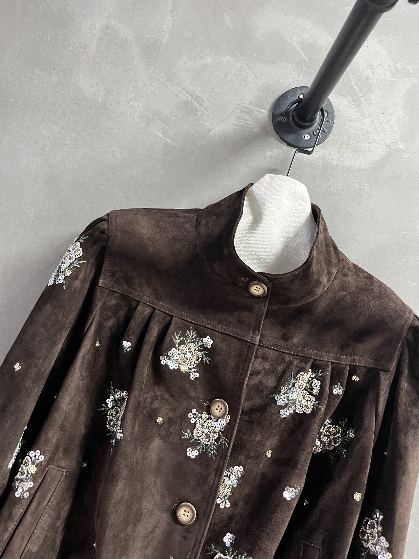 Miu Miu Inspired Embroidered Leather Jacket - Retro Chic Outerwear 7 i1757517898781 406 0 4