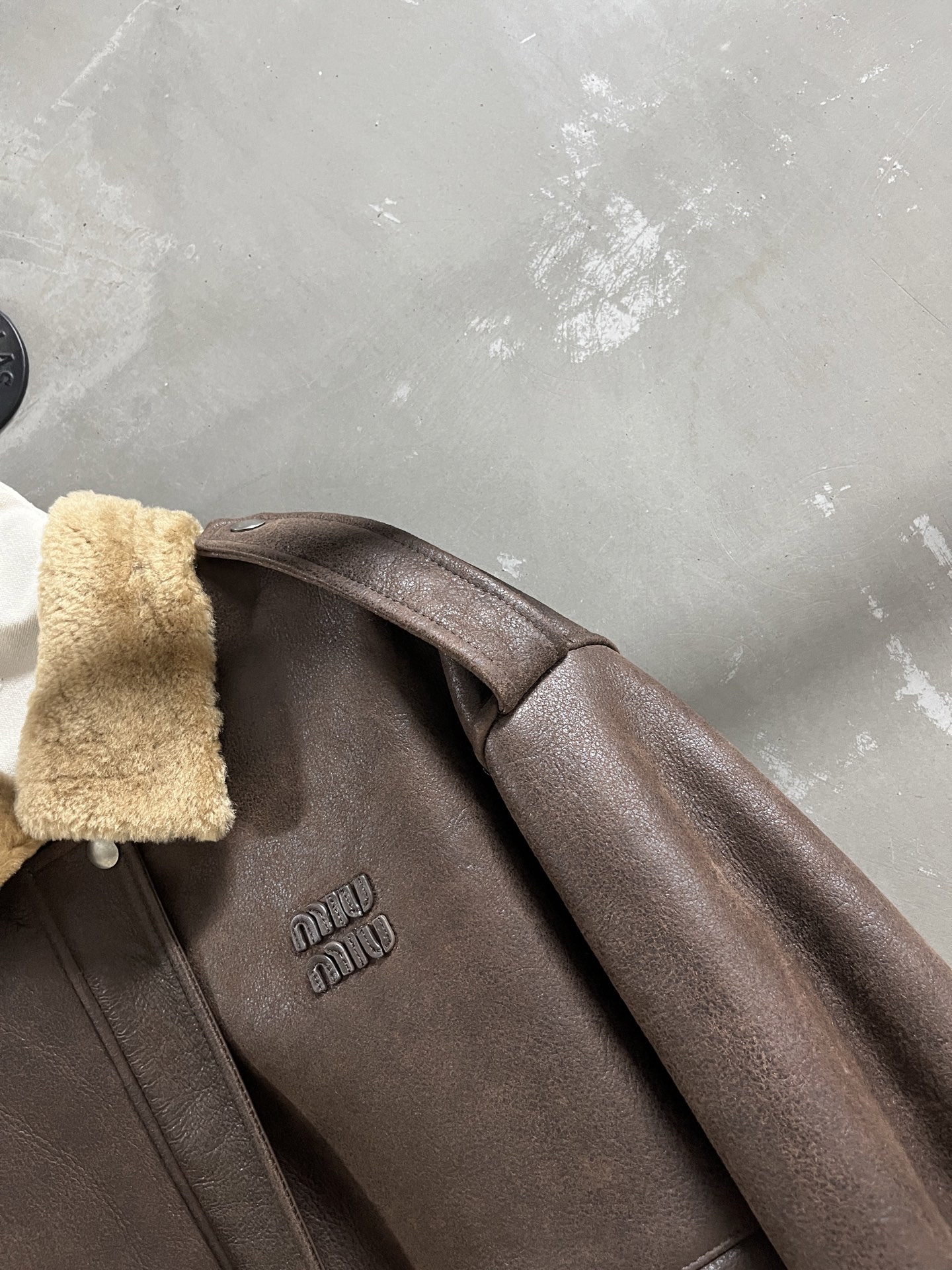 Miu Miu Women's Shearling-Trimmed Leather Jacket - Fall 2025 Collection 4 i1757690459860 4186 0 2