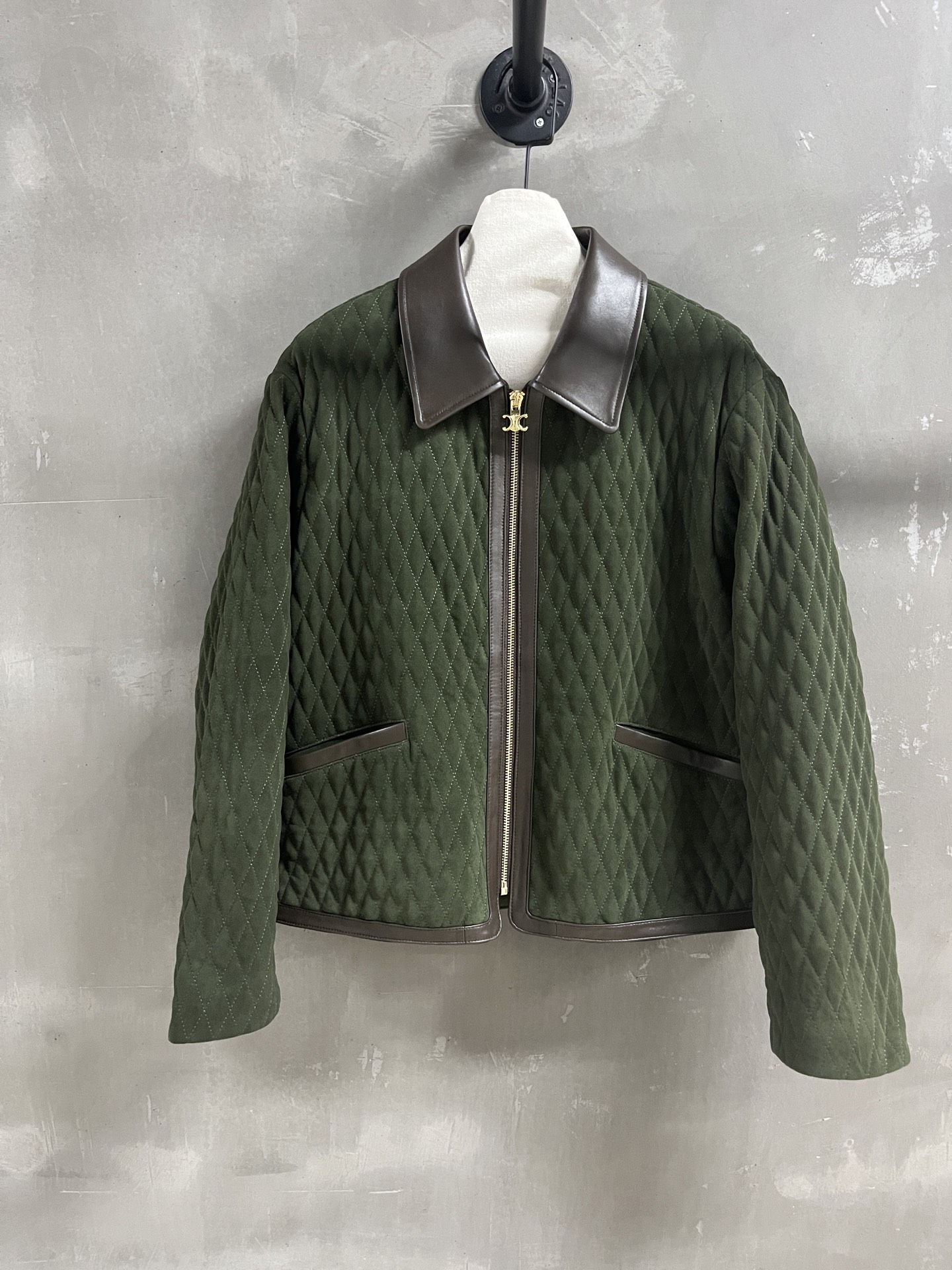Retro Colorblock Lambswool Jacket: Stylish & Versatile, Celine Inspired 3 i1758122023966 4341 0 0
