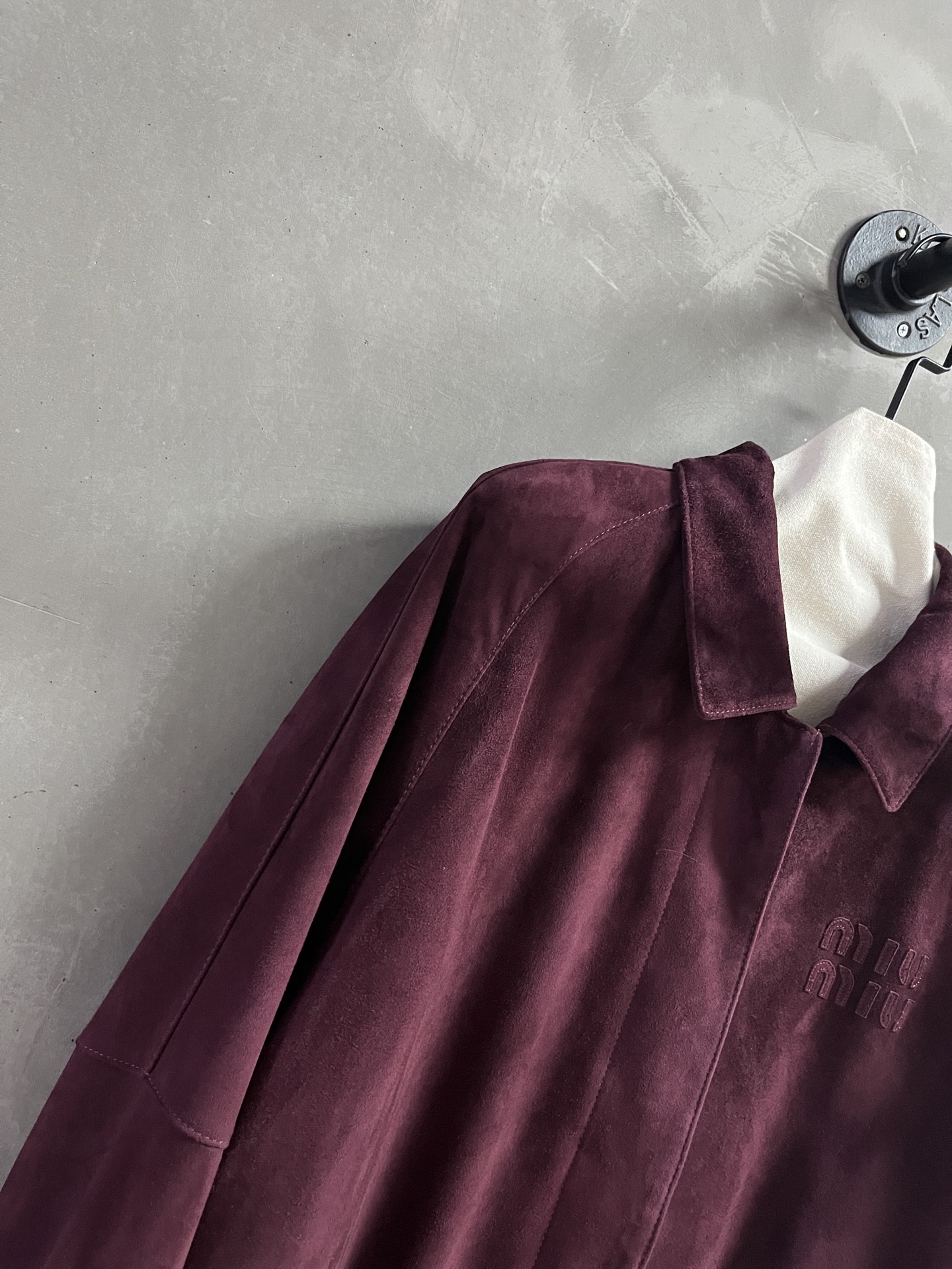 Miu Miu Inspired 2025 Autumn Leather Jacket: Vintage Style, Relaxed Fit 4 i1758639890687 5364 0 1