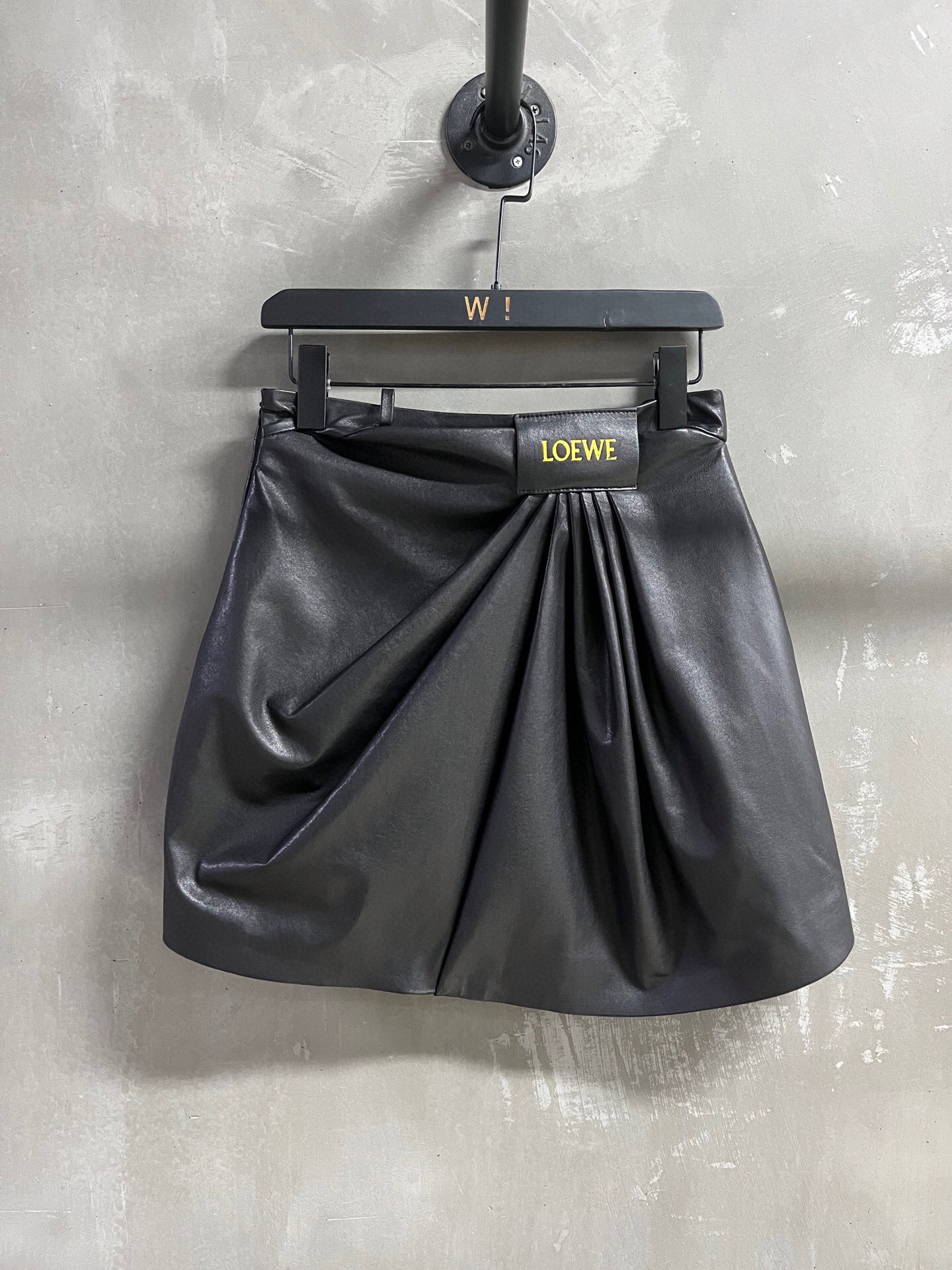 Loewe Inspired Leather Mini Skirt - Chic, Retro Style for Women 4 i1758815248781 2910 0 0