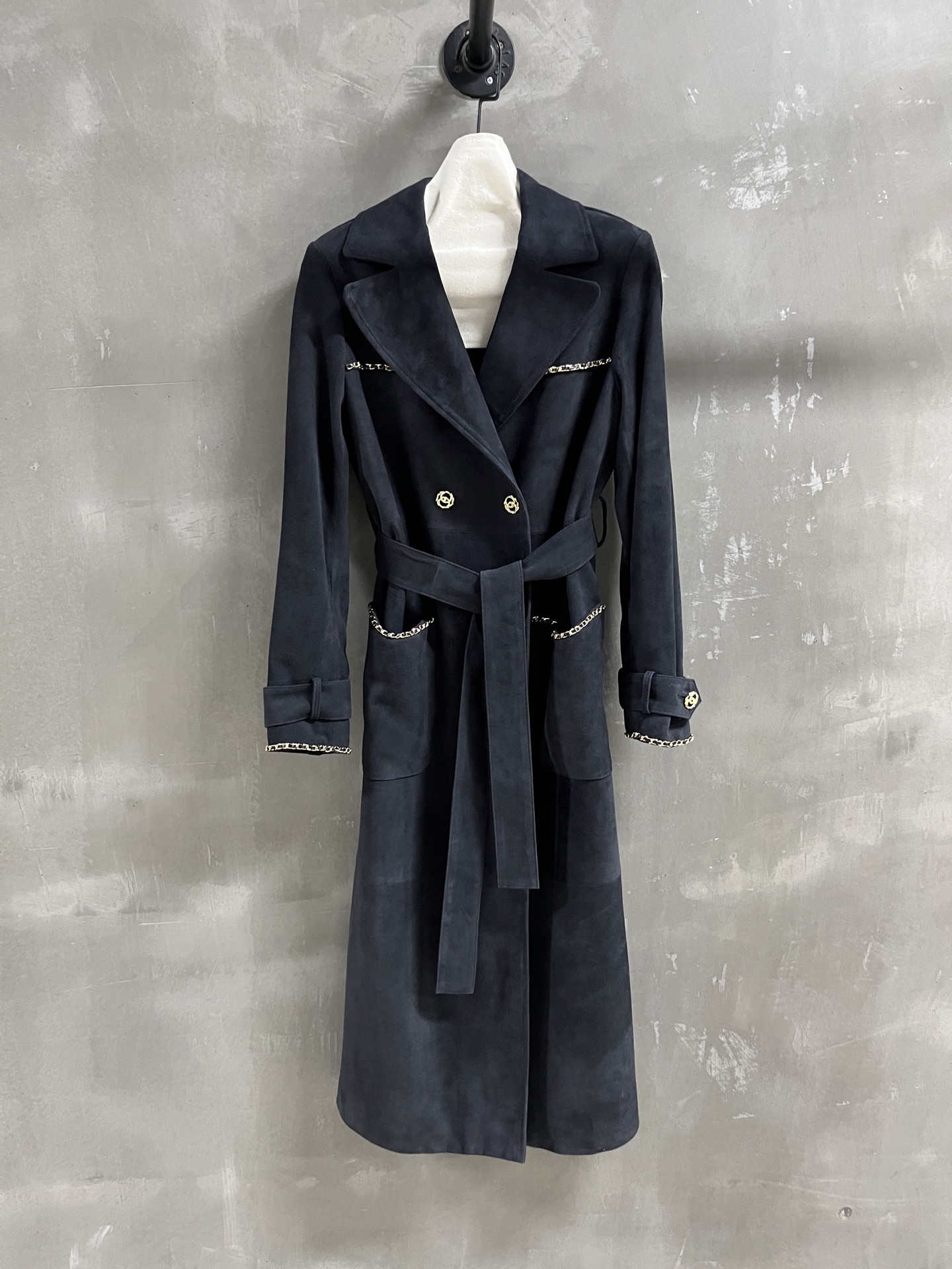 Elegant Chain-Accented Trench Coat | Autumn 2025 New Collection 3 i1758897568841 3935 0 0