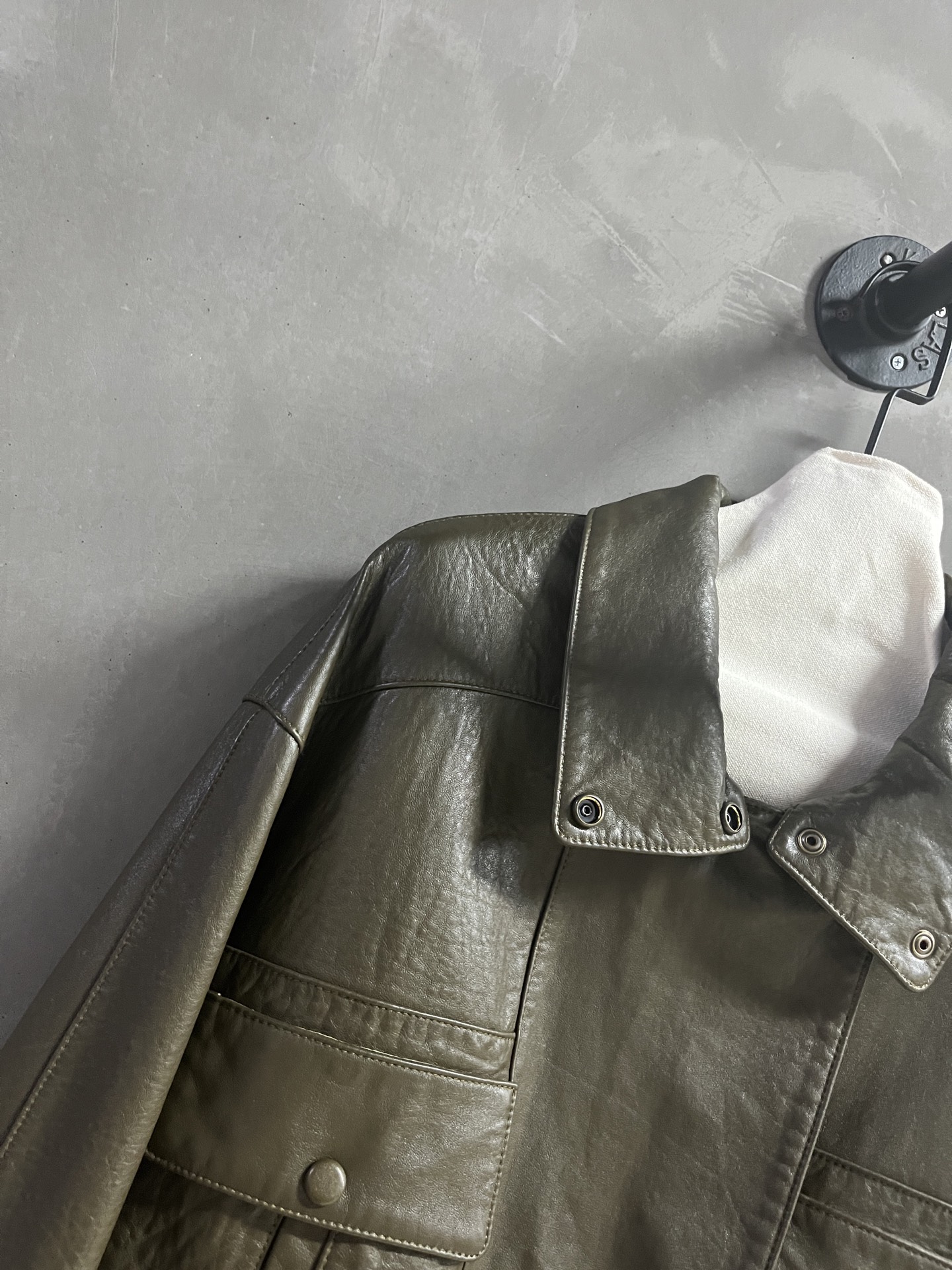 Saint Laurent Lambskin Biker Jacket - Vintage Style, Relaxed Fit 8 i1759327539868 7030 0 5