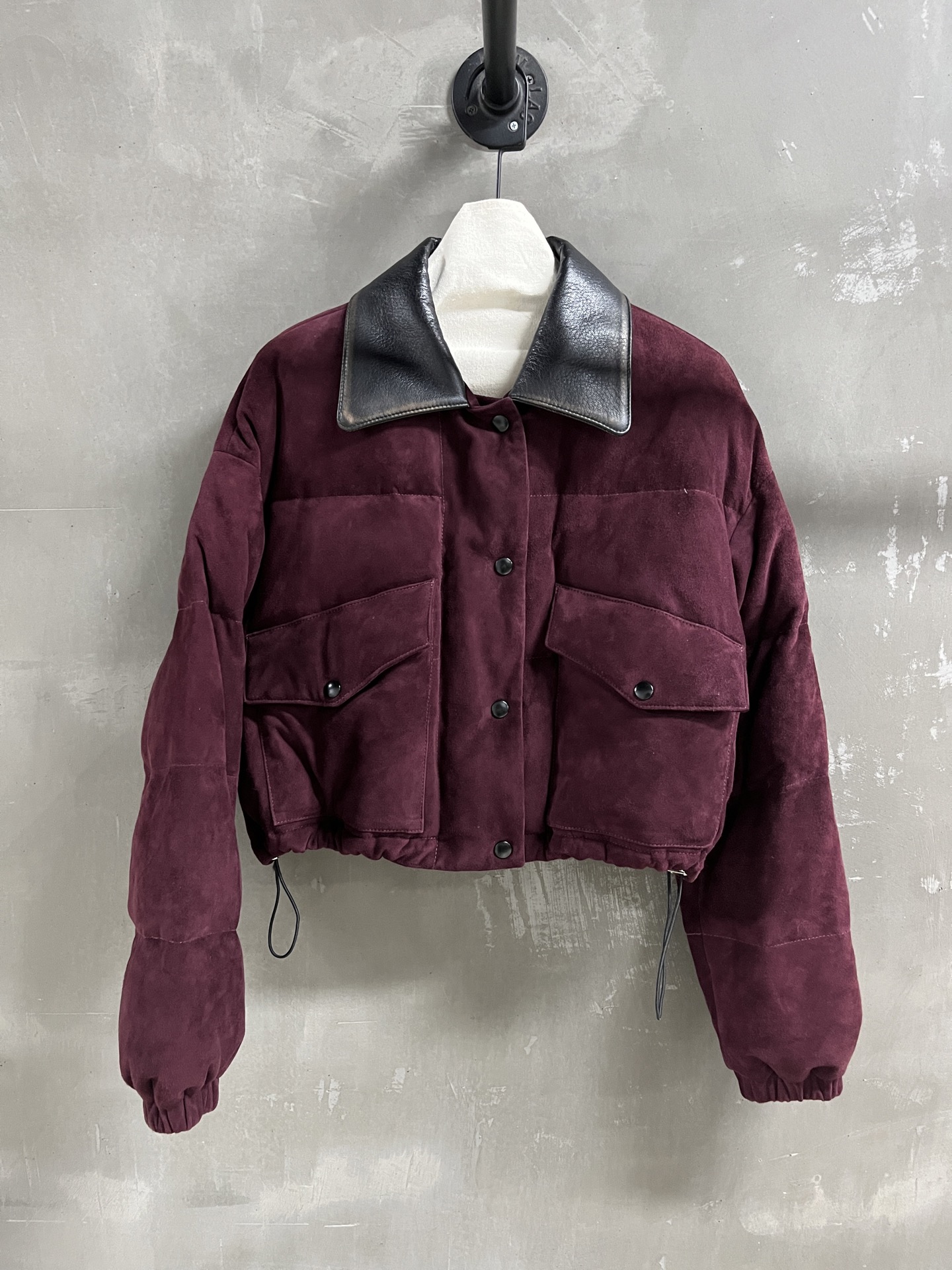 Miu Miu Suede Goose Down Jacket - Stylish & Versatile 3 i1761229159742 8267 0 0