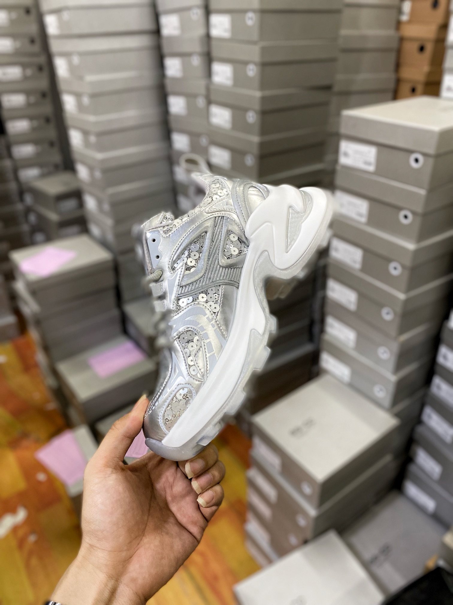 OK version of the GG-CC Daddy Shoes produced by Guangdong Daddy Factory Zhao Lusi and Ju Jingyi