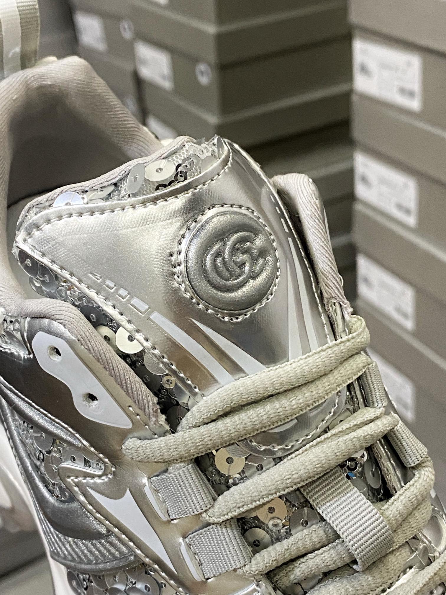 OK version of the GG-CC Daddy Shoes produced by Guangdong Daddy Factory Zhao Lusi and Ju Jingyi