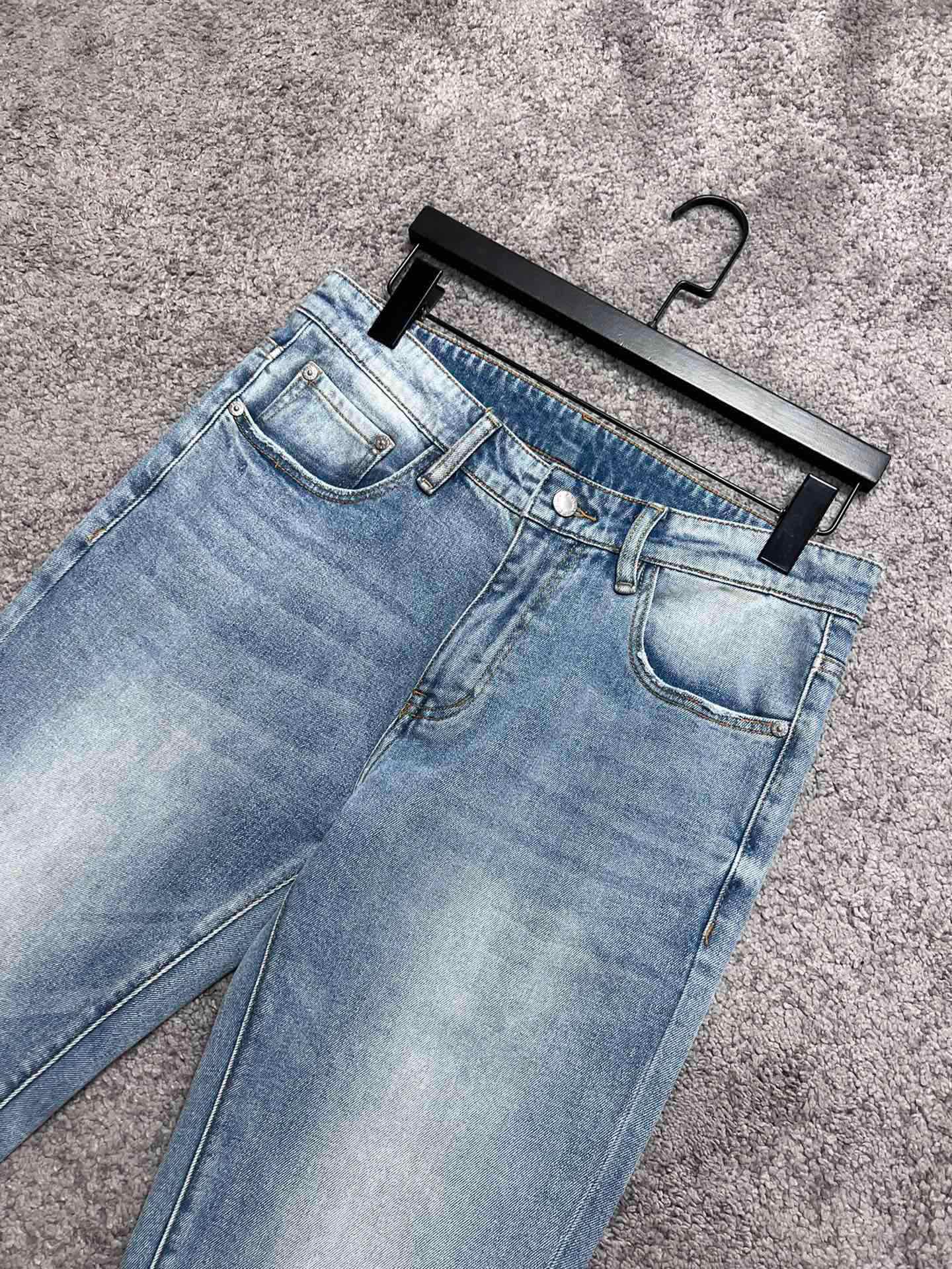 P家新款牛仔裤高端品质面料带弹力独特的洗水颜色潮流必备单品时尚百搭码数:30313233343638