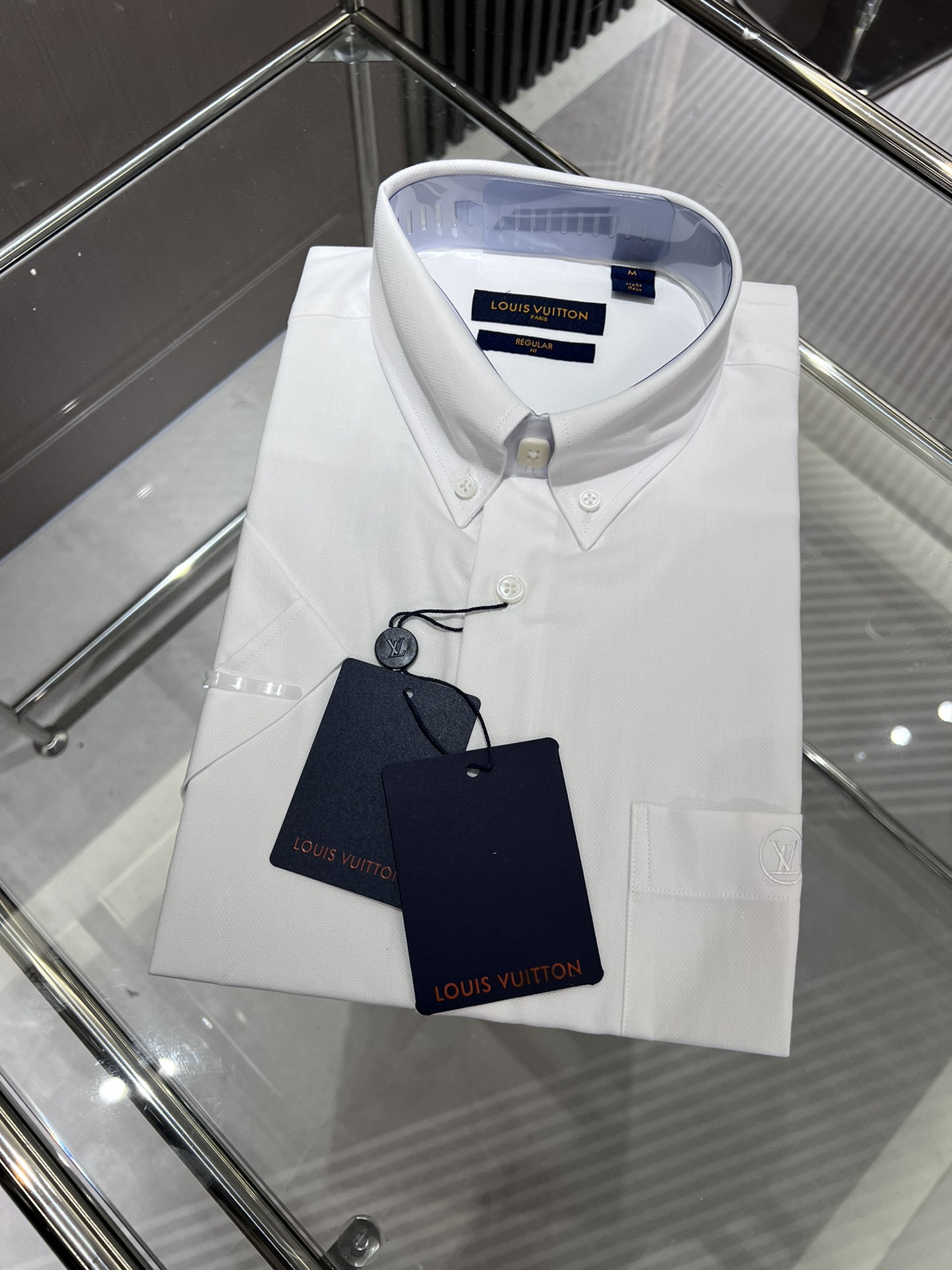 Louis Vuitton Kleding Overhemden Borduurwerk Zomercollectie Fashion
