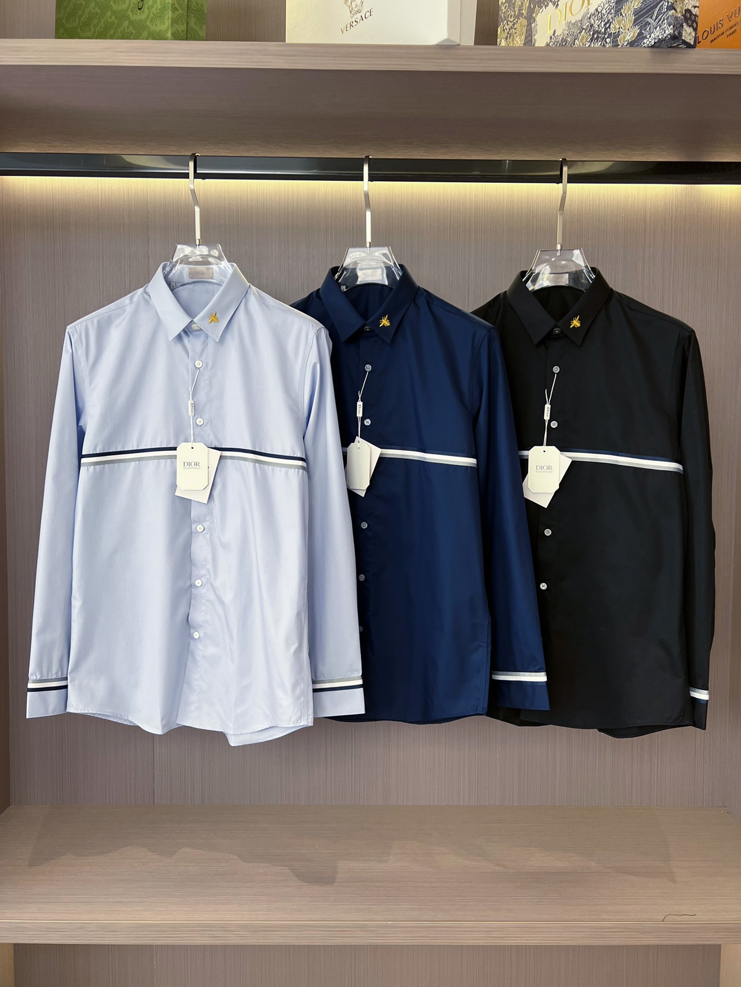 Dior Clothing Shirts & Blouses Embroidery Cotton Poplin Fabric