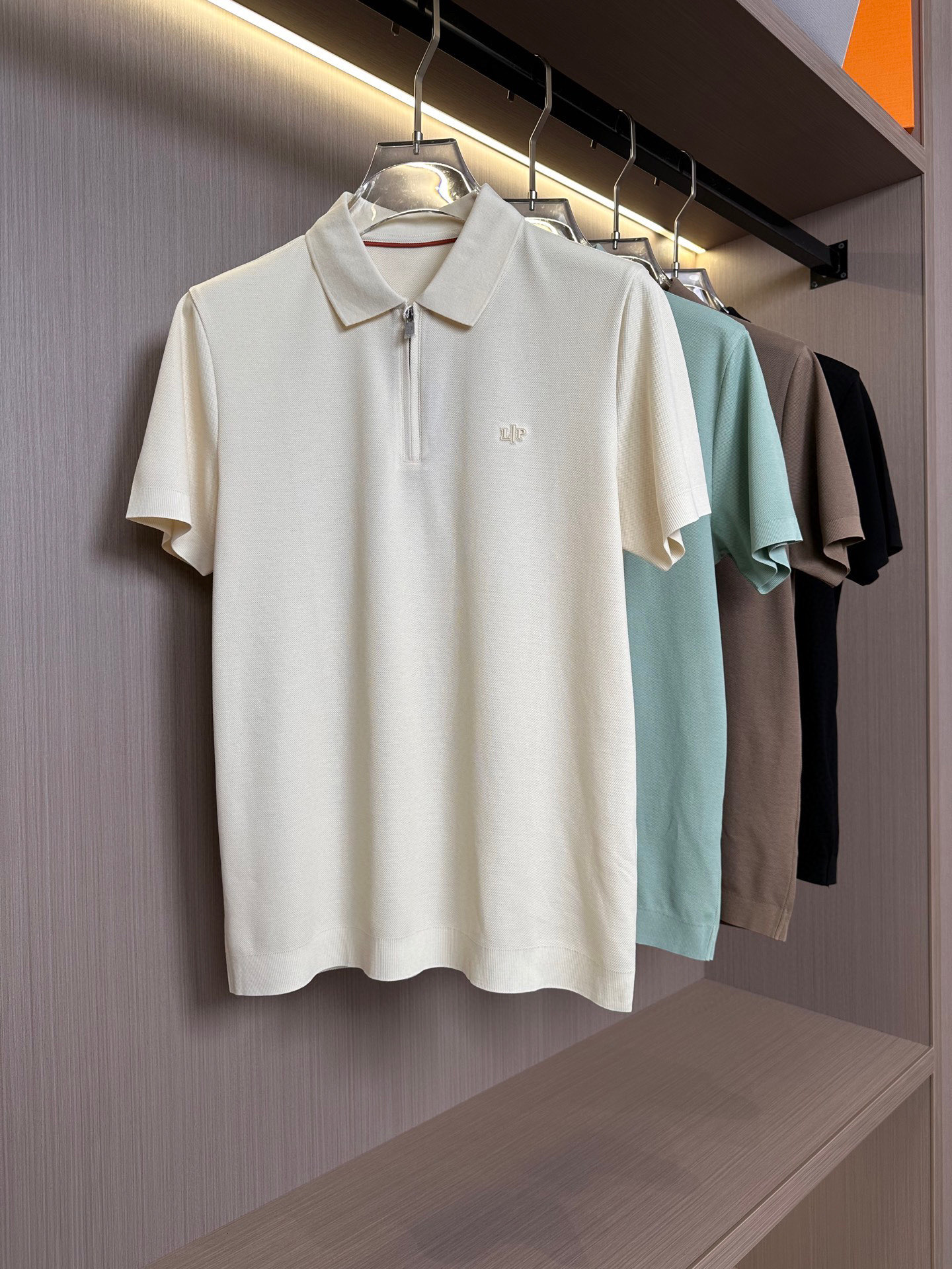   lp。家25SS早春新款起脚色织Polo 原版定制 进口纱线色染半拉链领口设计  时尚百搭 4色款🔥