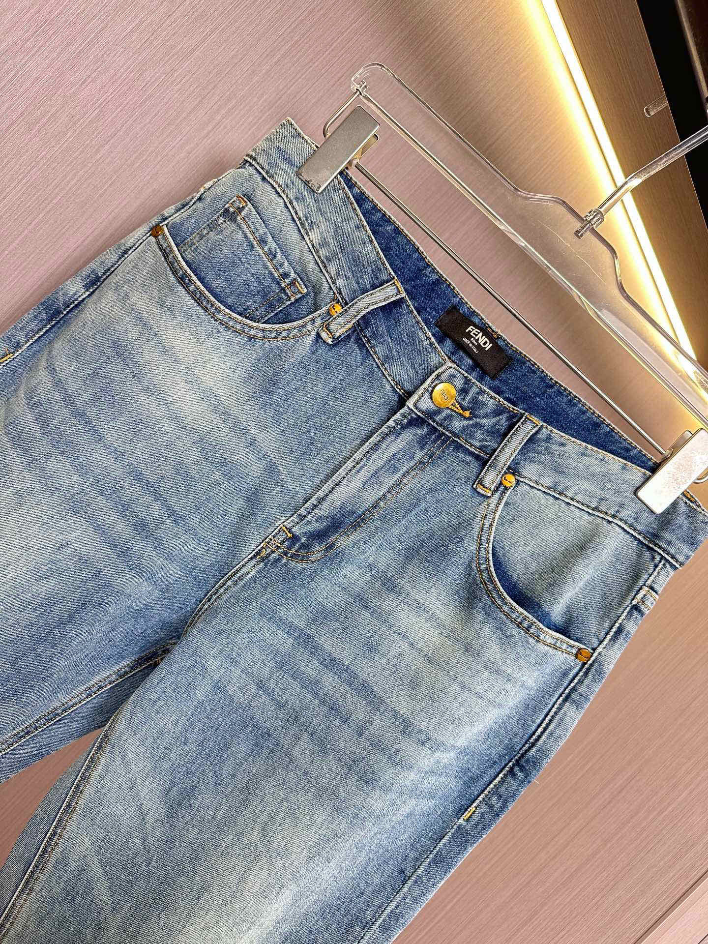 High-End Quality Summer Jeans: Super-Soft Fabric, Small Rectangular, Body Training. Sizes 29-38. - 图片 4