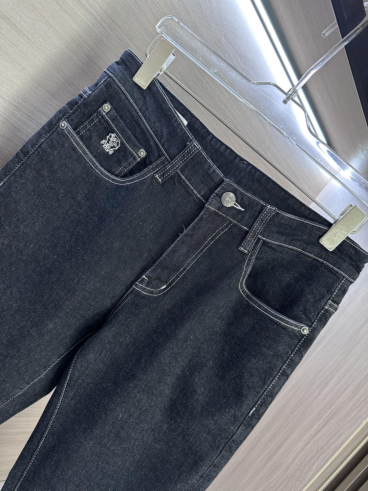 BCS High-End Quality Summer Jeans: Soft, Cozy, Sizes 30-38, Rectangular Layout, Long Upper Body Repairs - 图片 4