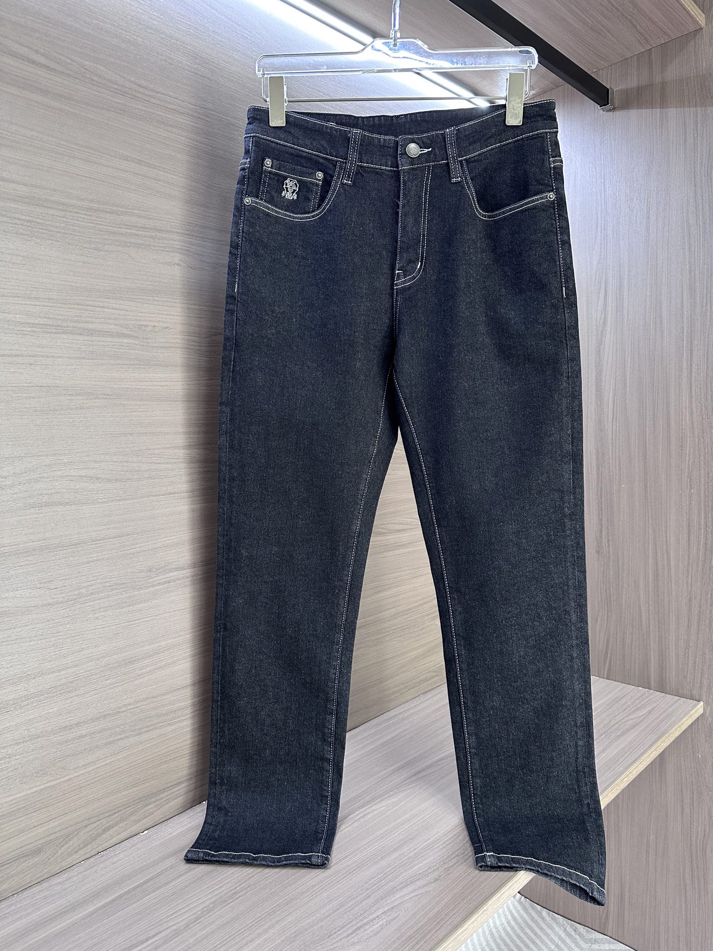 BCS High-End Quality Summer Jeans: Soft, Cozy, Sizes 30-38, Rectangular Layout, Long Upper Body Repairs - 图片 2
