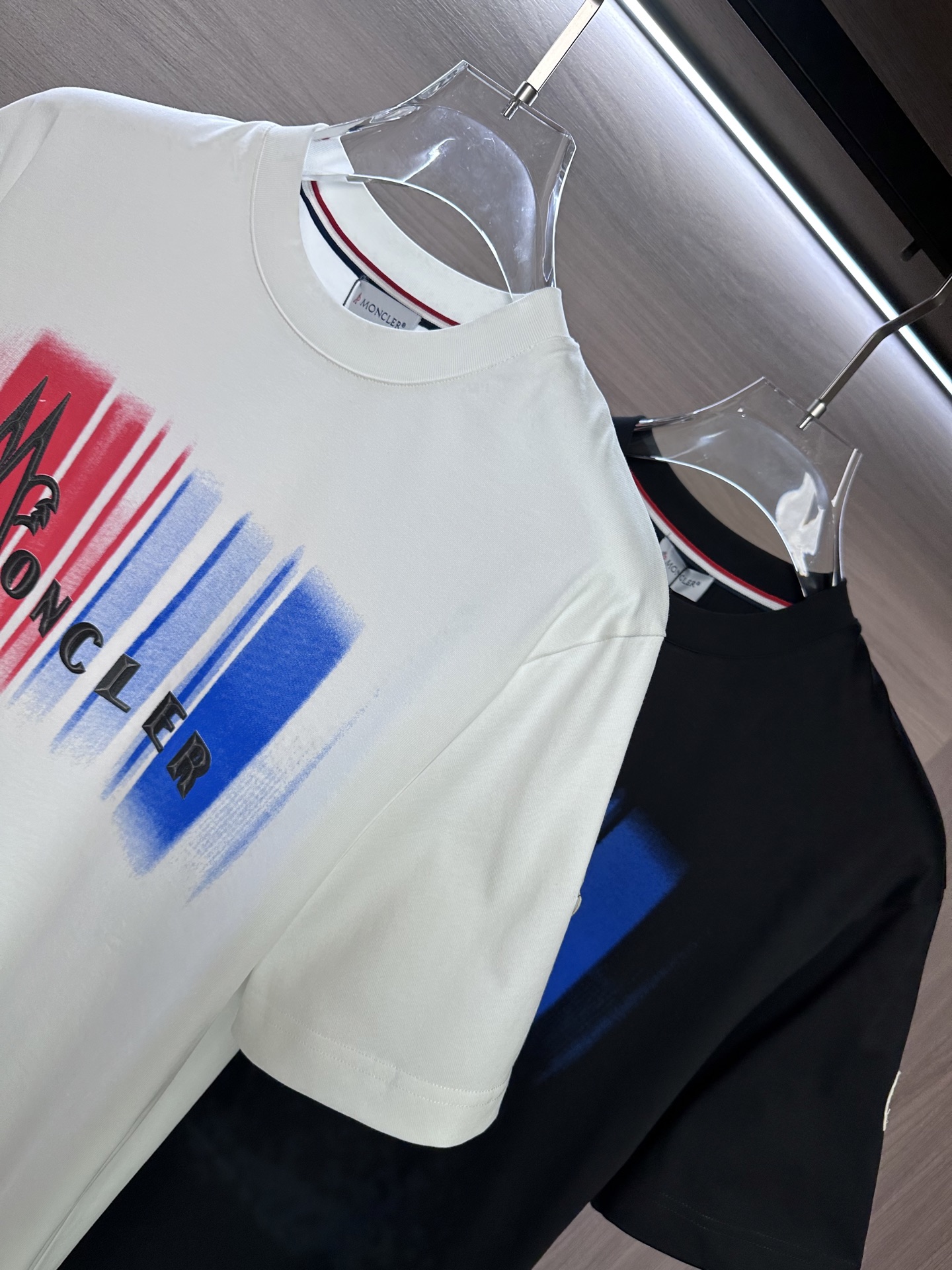 🔥Mon蒙家26ss夏季最新款短袖圆领T恤 高端订制 设计前卫时尚！品牌字母logo重工艺设计 高端定制