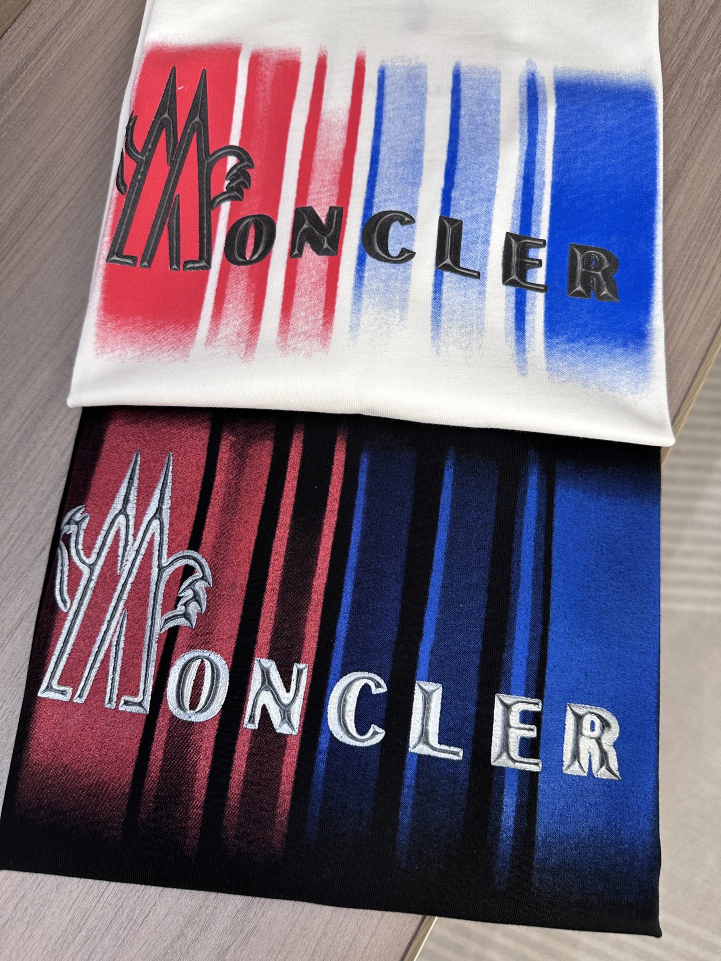 🔥Mon蒙家26ss夏季最新款短袖圆领T恤 高端订制 设计前卫时尚！品牌字母logo重工艺设计 高端定制