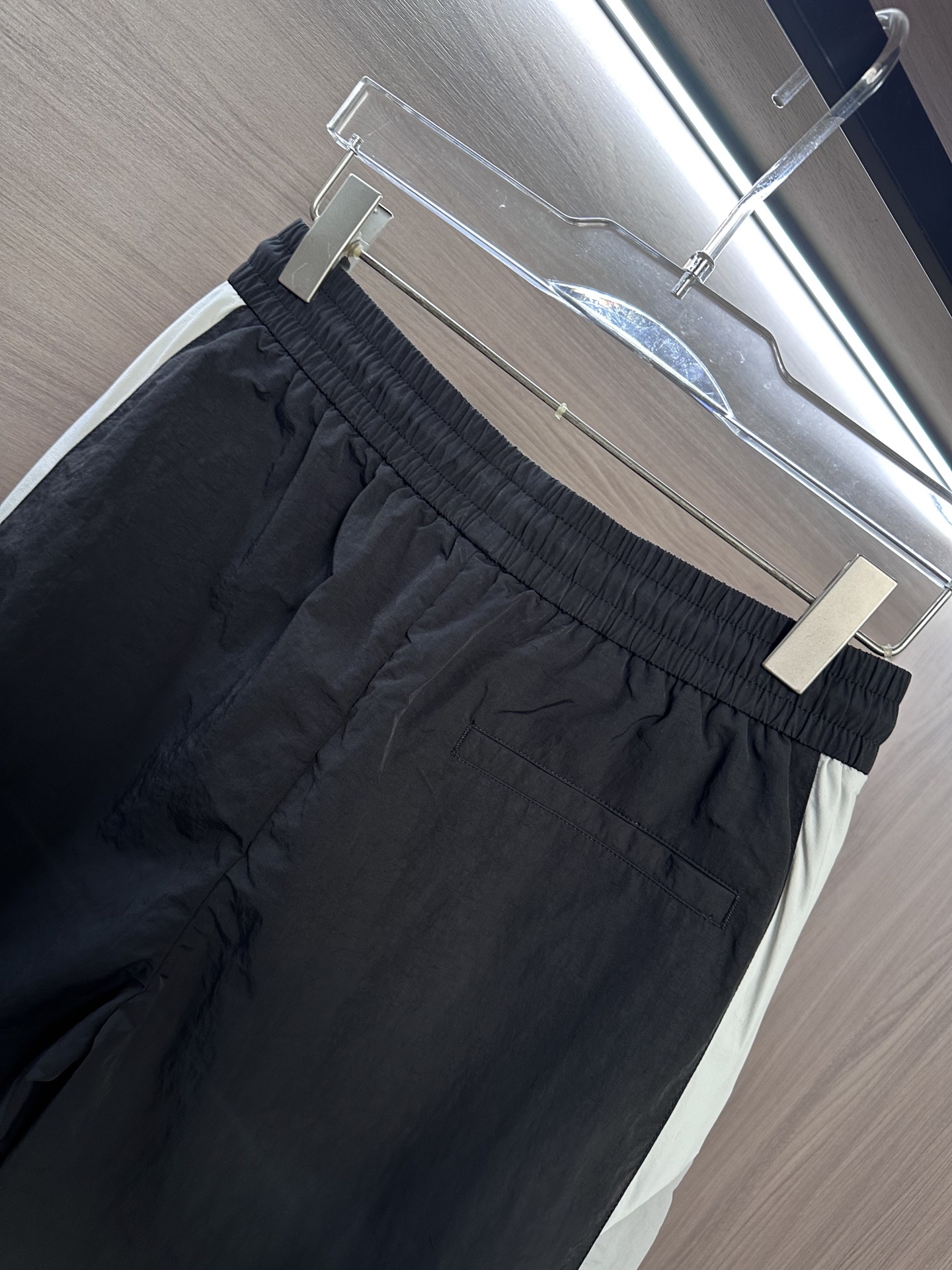 Balenciaga Men's Black & White Athletic Shorts, Elastic Waistband 7 i1751007896443 1482 0 5